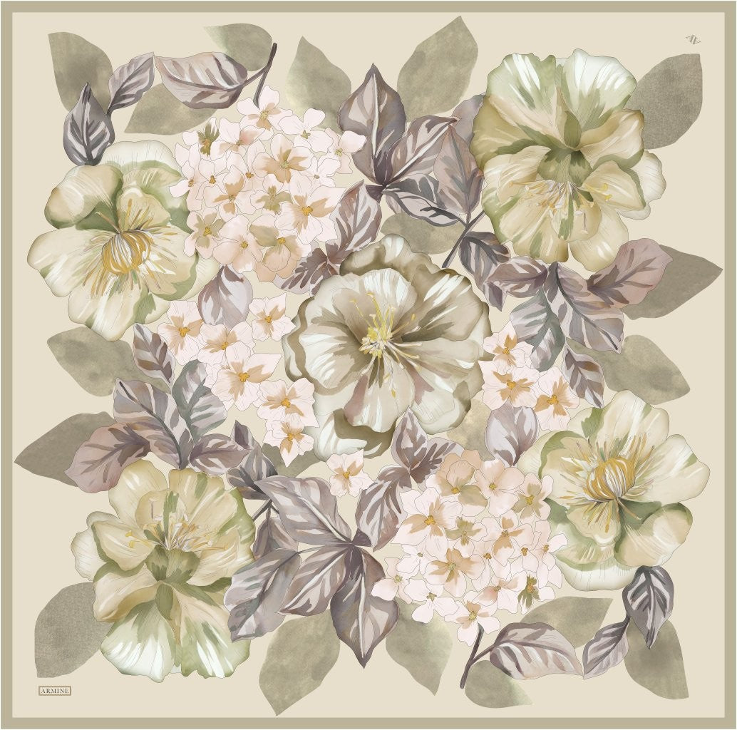 Armine Sura İpek Eşarp 9529D