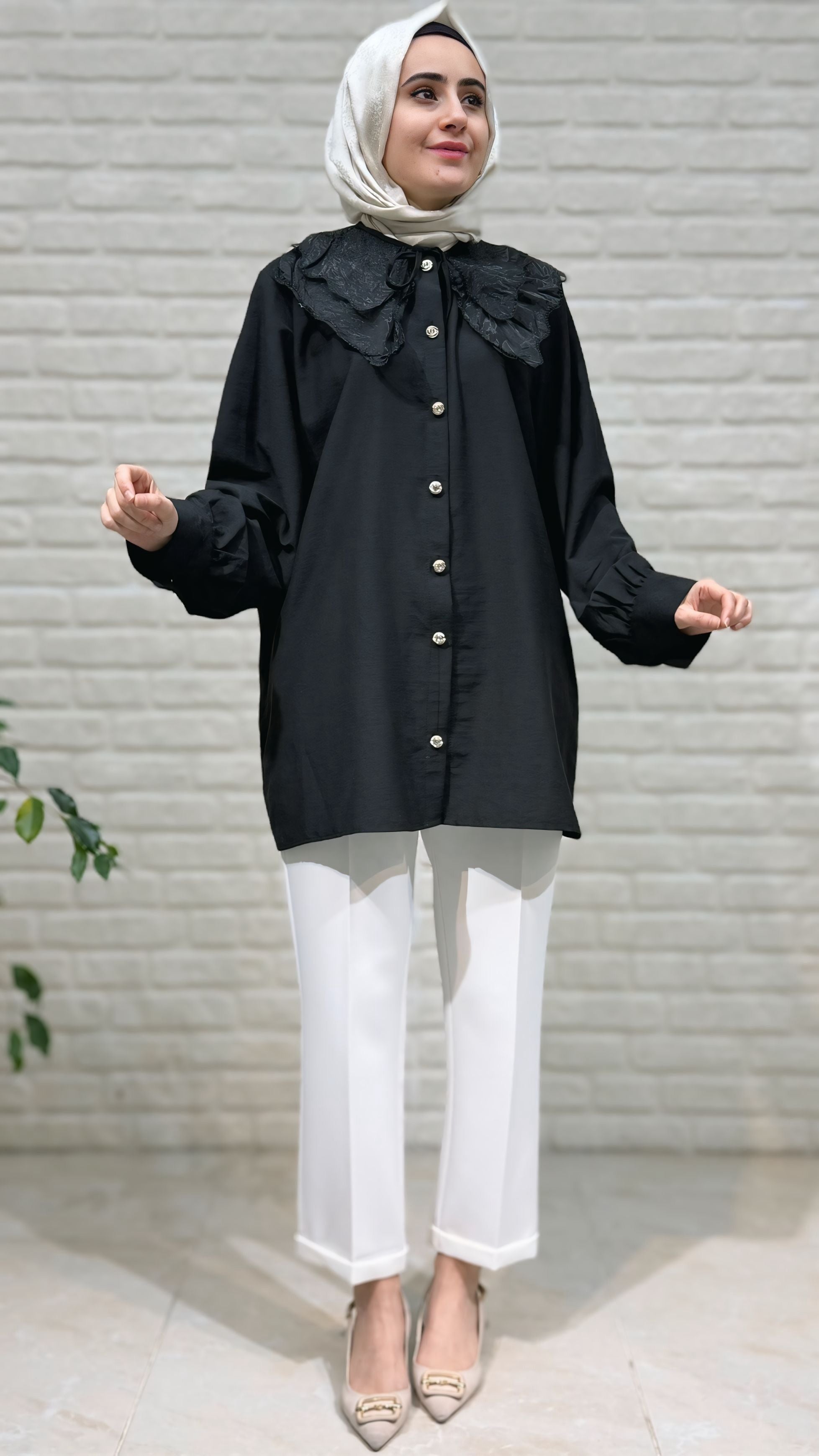 Miss Hece Bebe Yaka Gömlek 7577