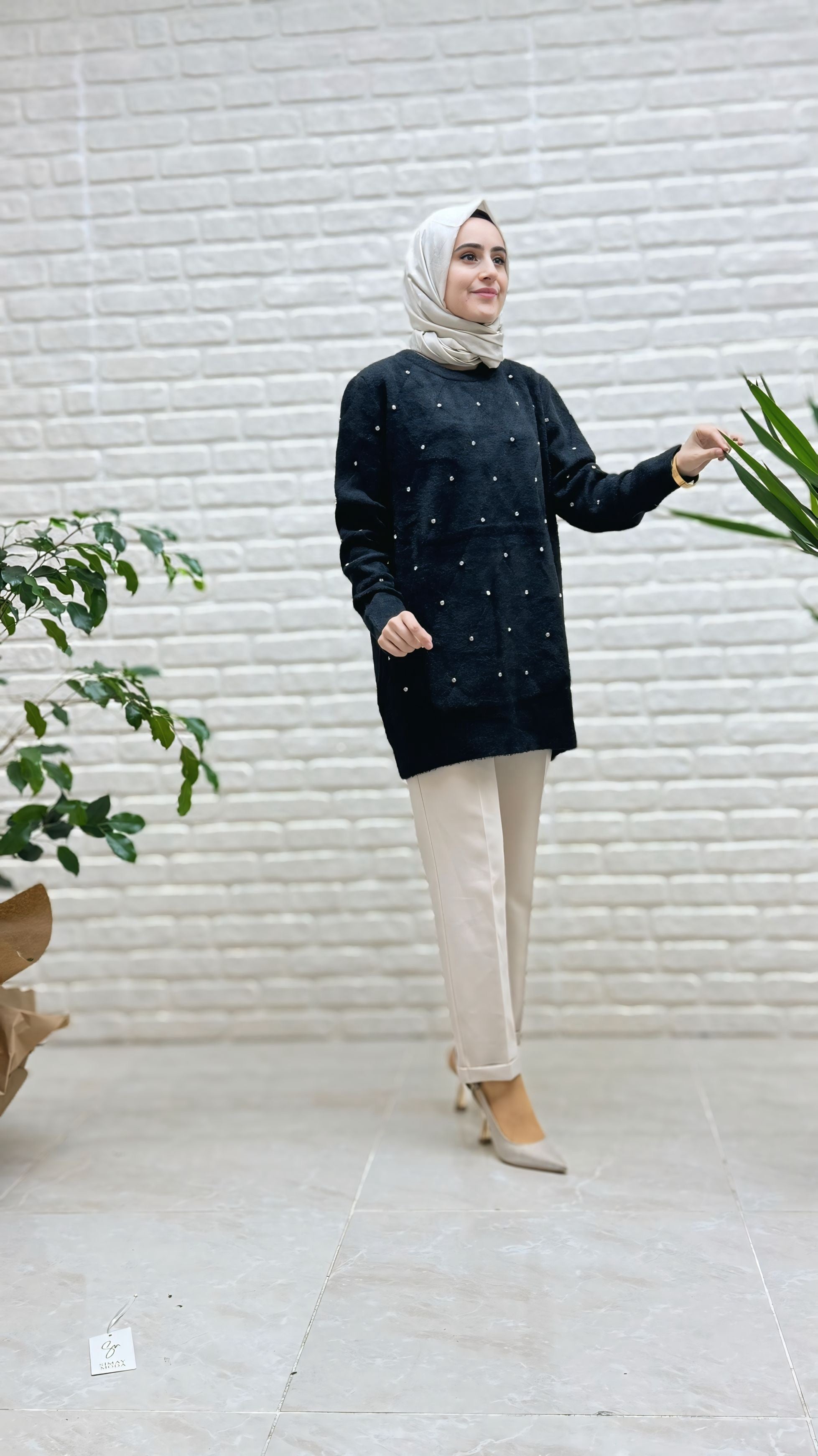 Nefise angora tunik