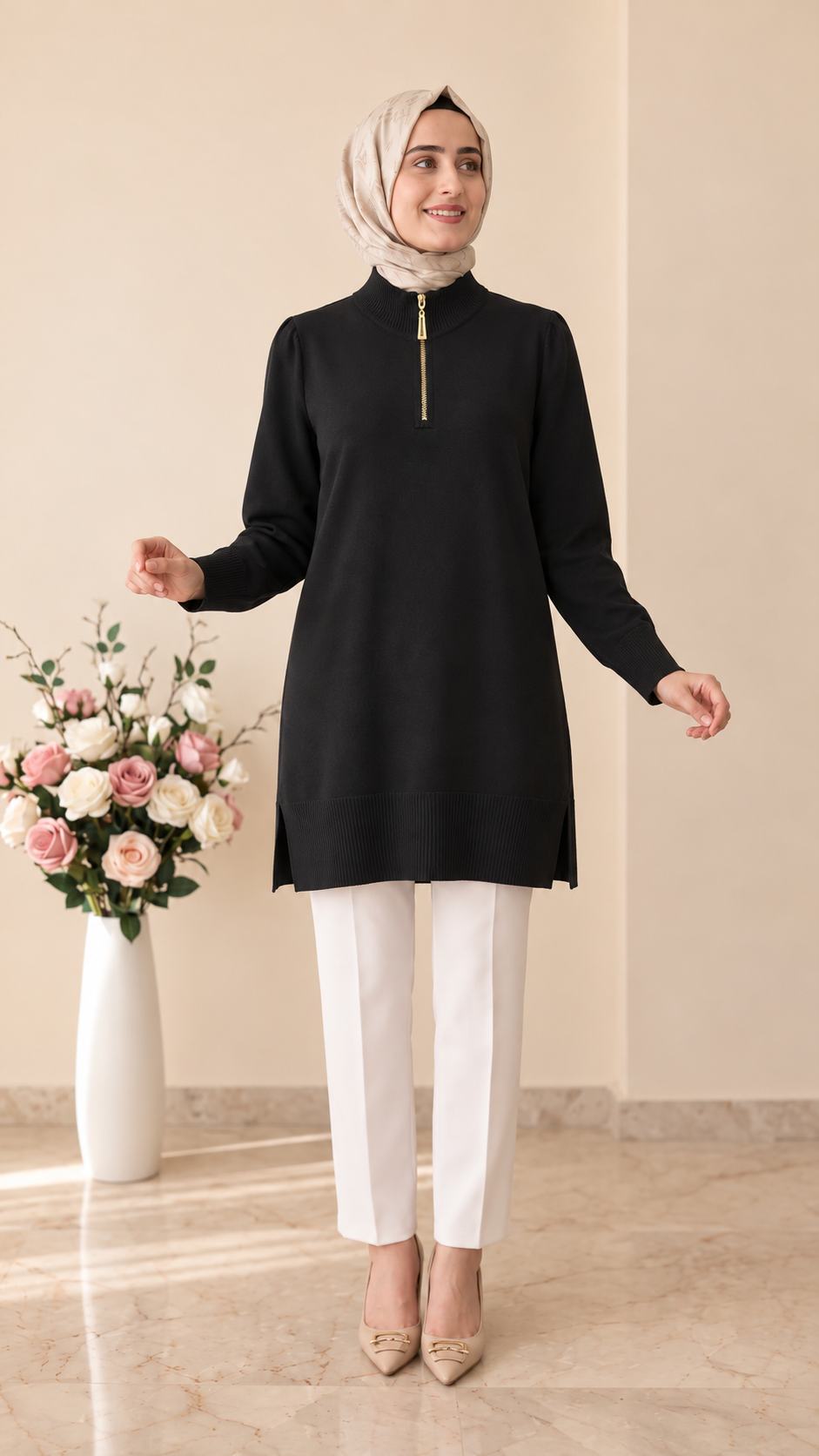 Kado Fermuarlı Tunik 268484