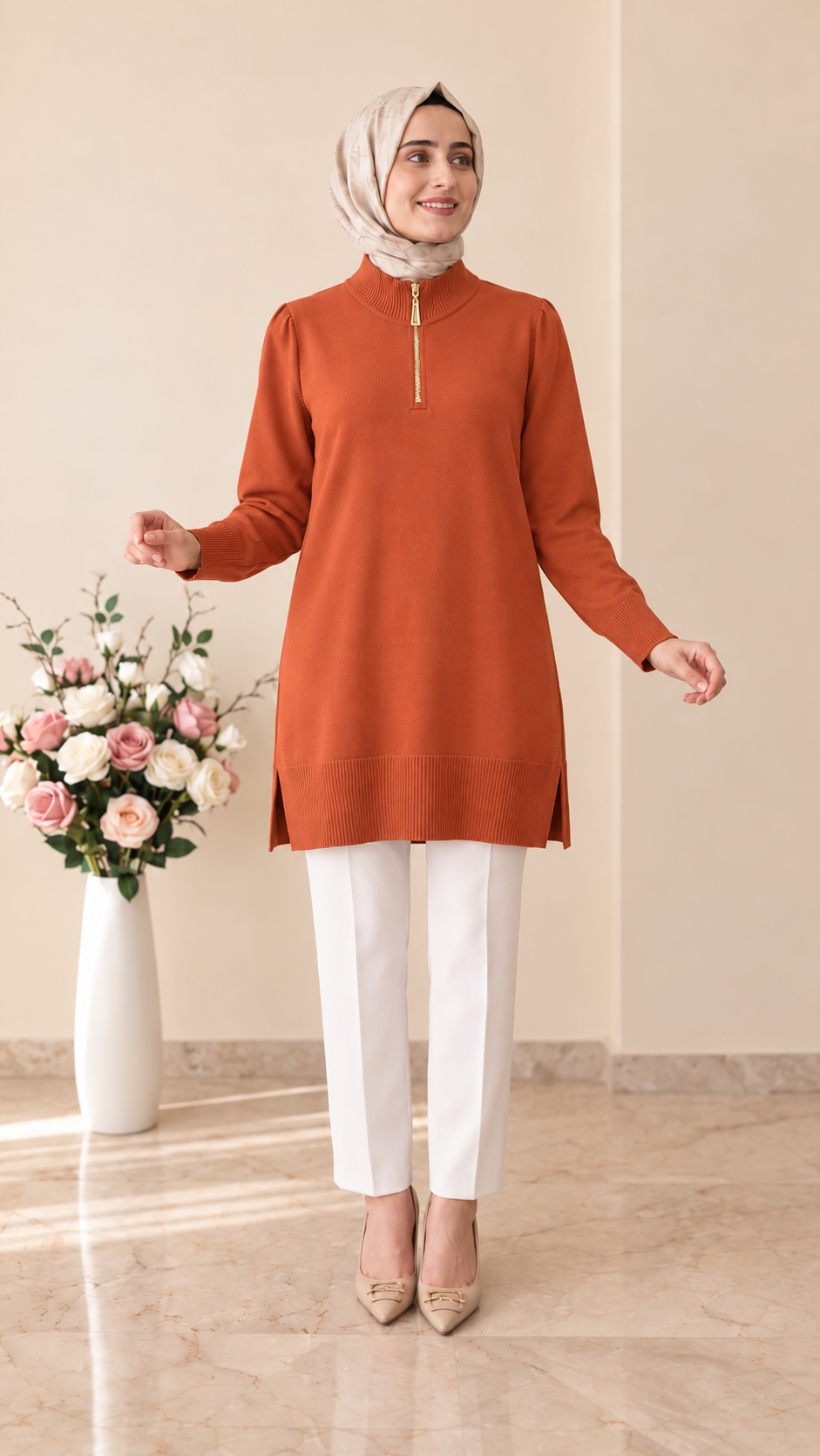 Kado Fermuarlı Tunik 268484