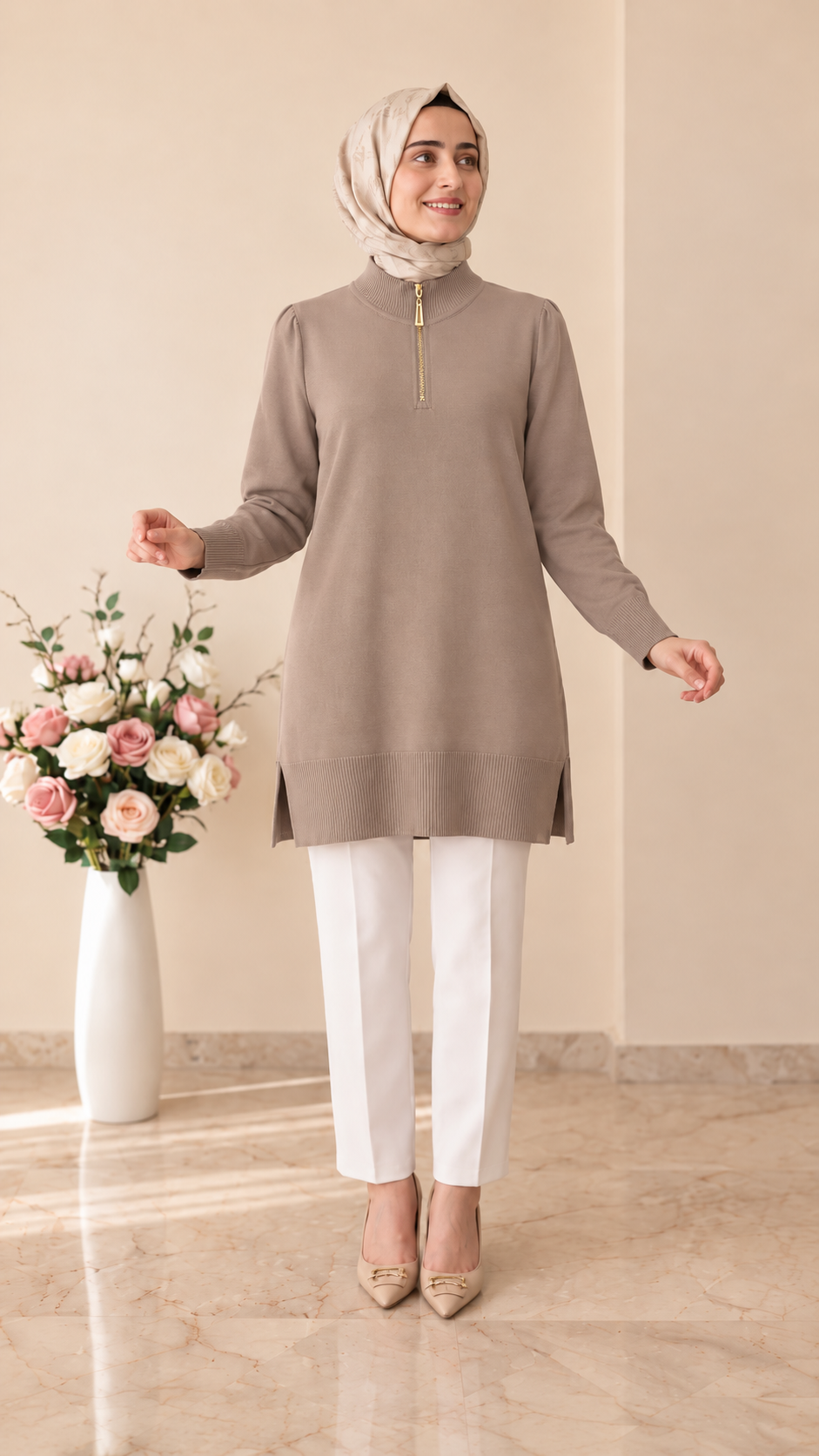 Kado Fermuarlı Tunik 268484