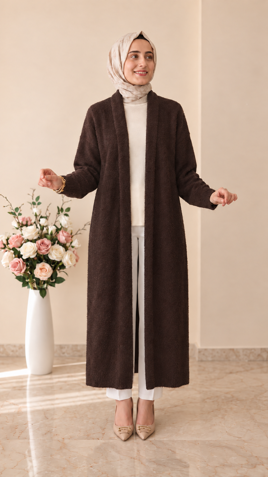 Beranisa Angora Uzun Hırka 3372