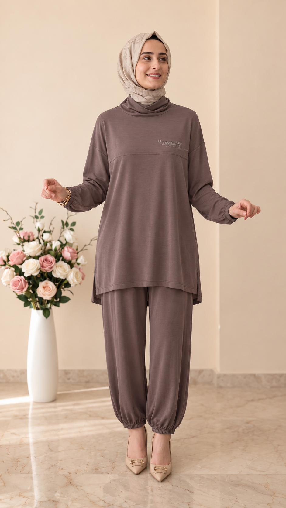 Tripen Şalvar Pantolonlu Takım 3764