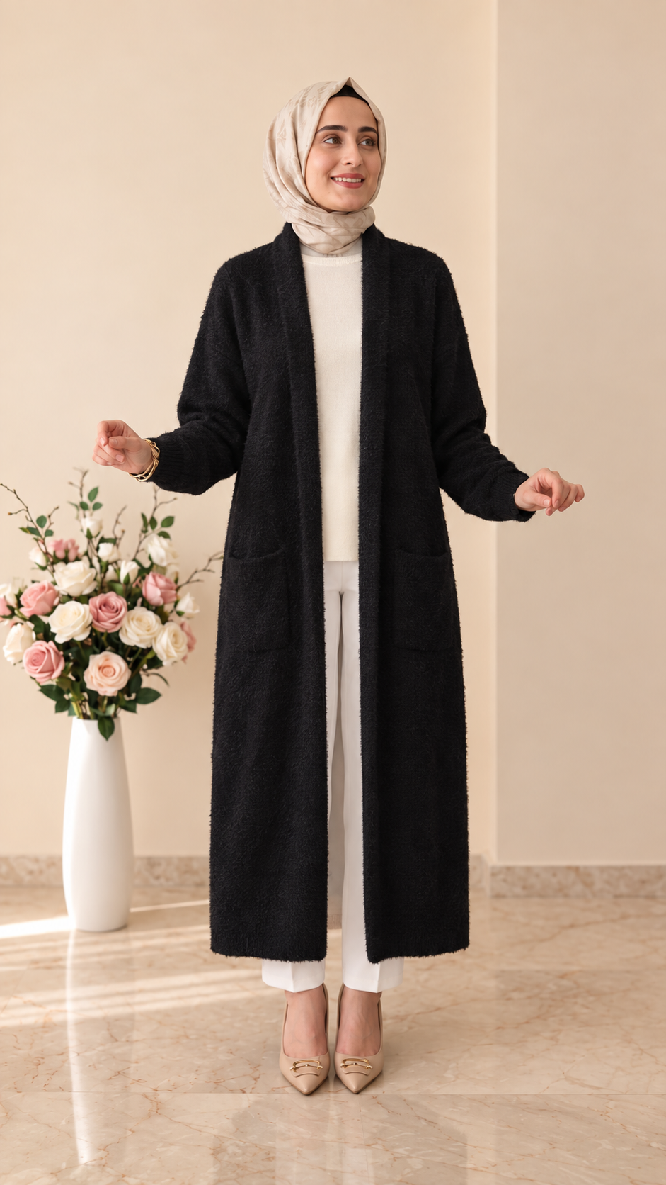 Beranisa Angora Uzun Hırka 3372