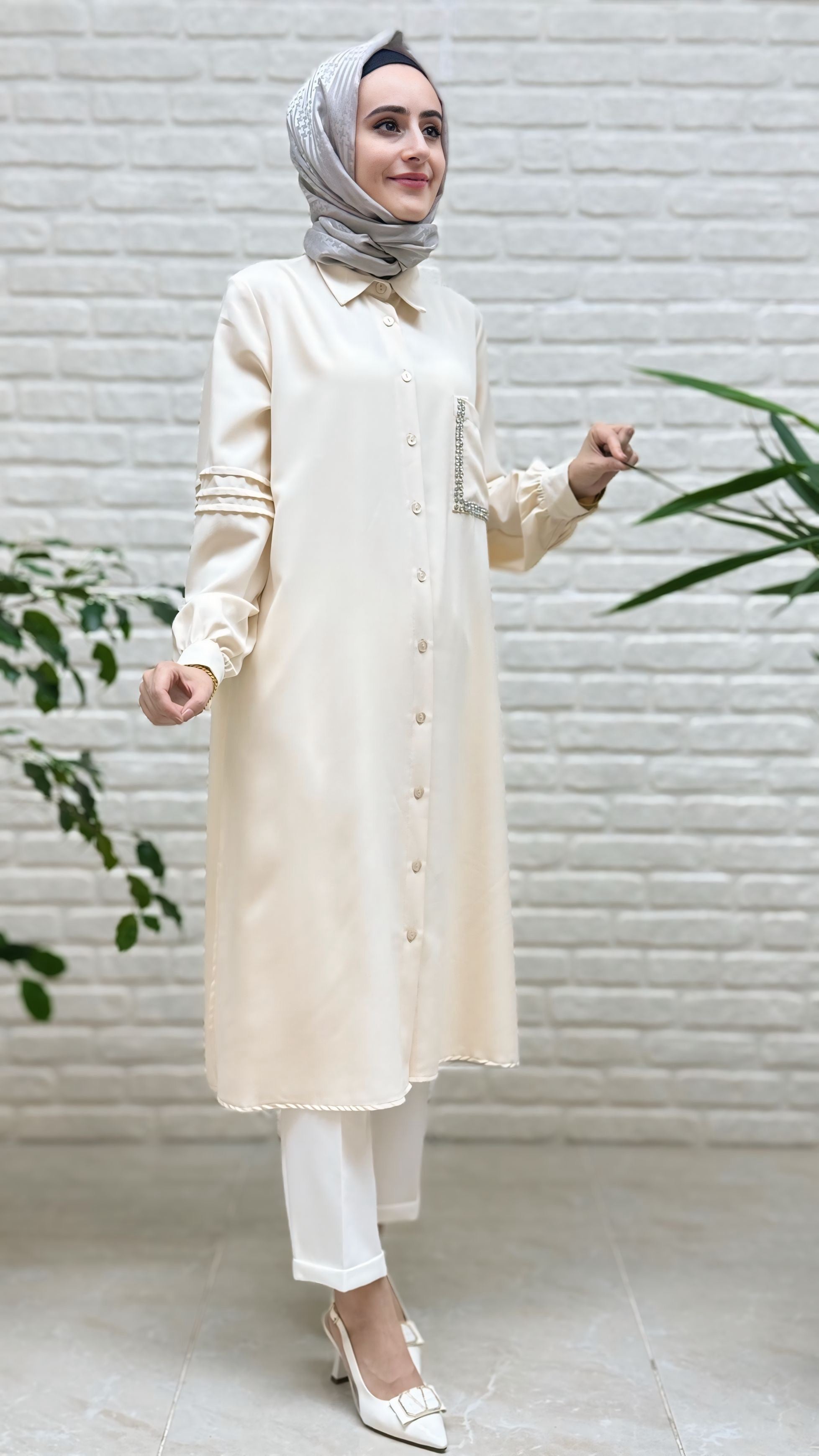 Eylül Taş Detay Tunik