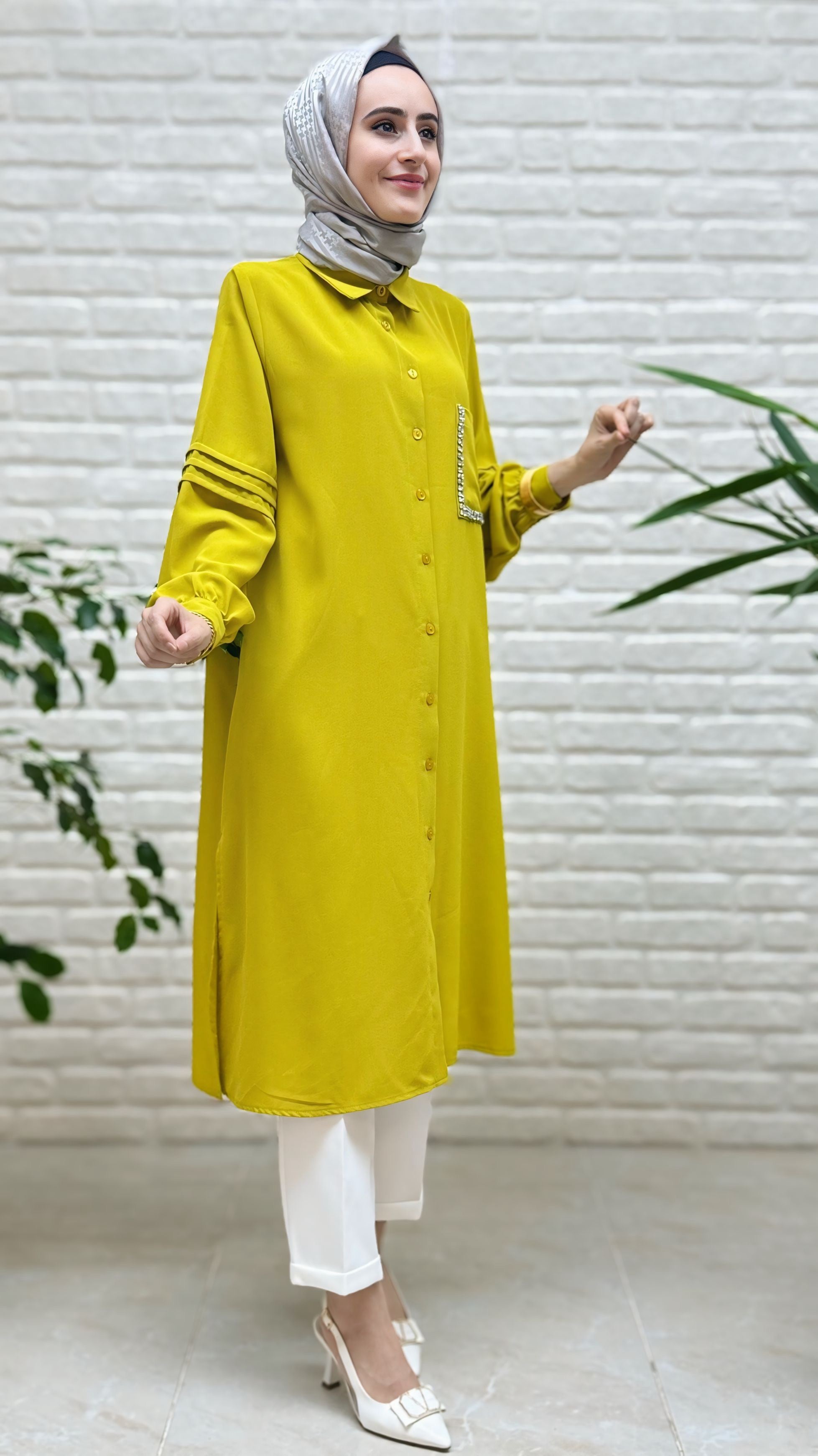 Eylül Taş Detay Tunik