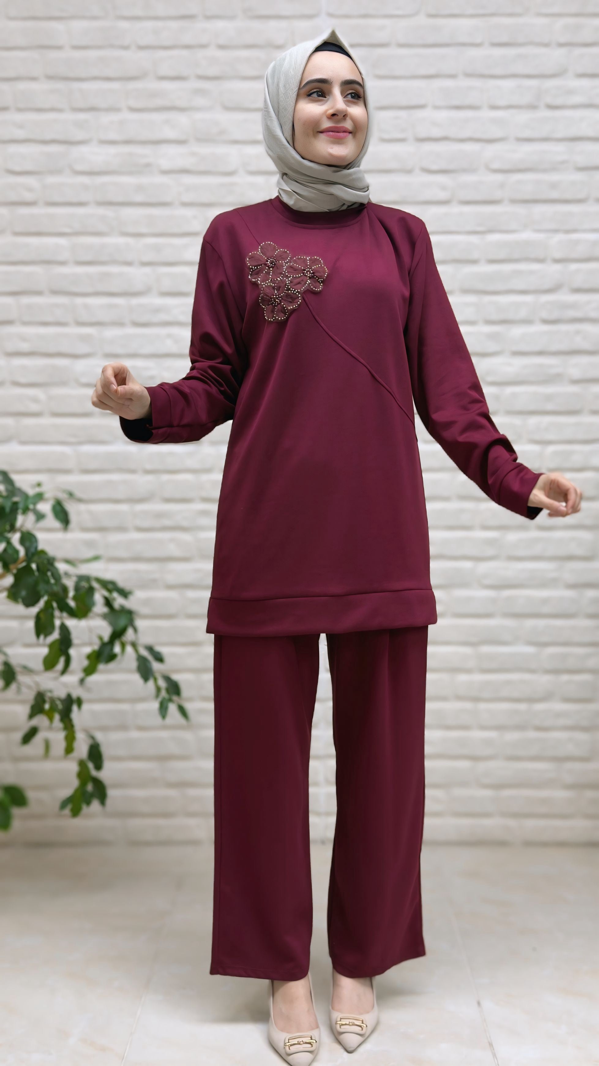 Beranisa Pantolonlu Takım 3988