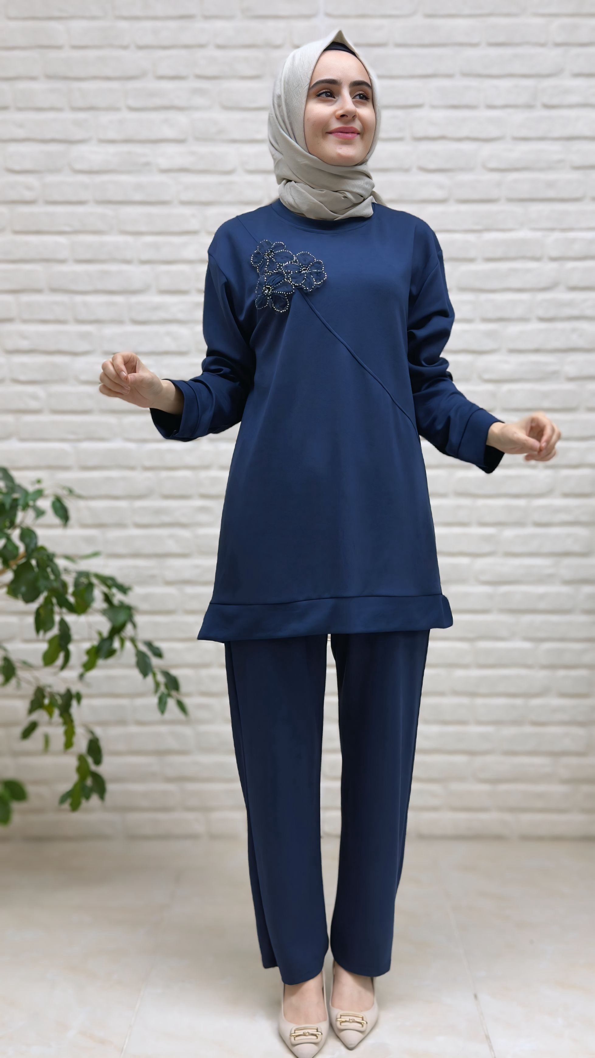 Beranisa Pantolonlu Takım 3988