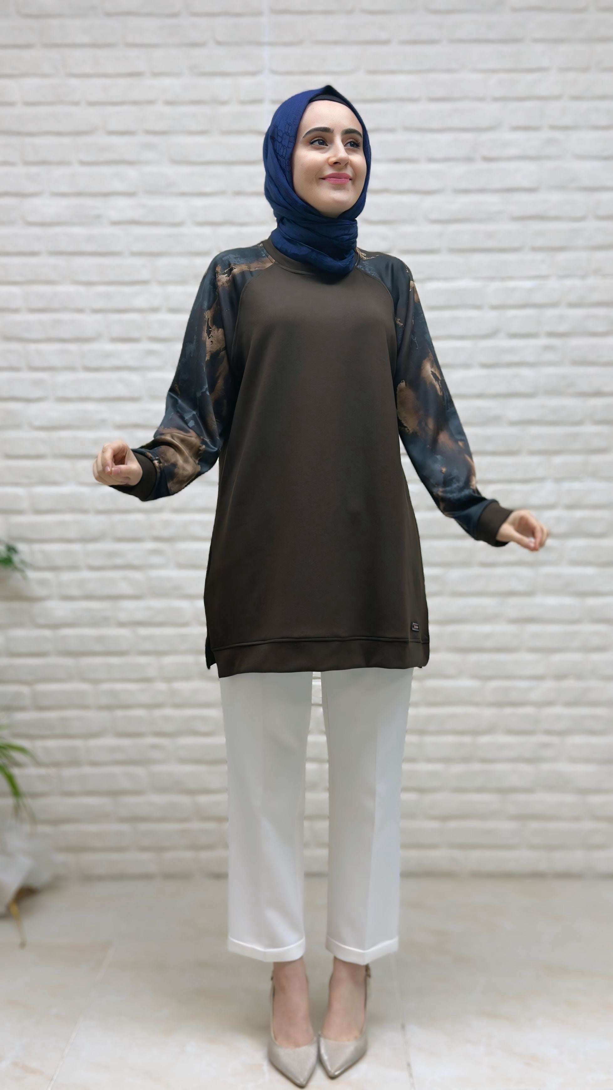 Beranisa Kolları Desenli Oysho Tunik 3999