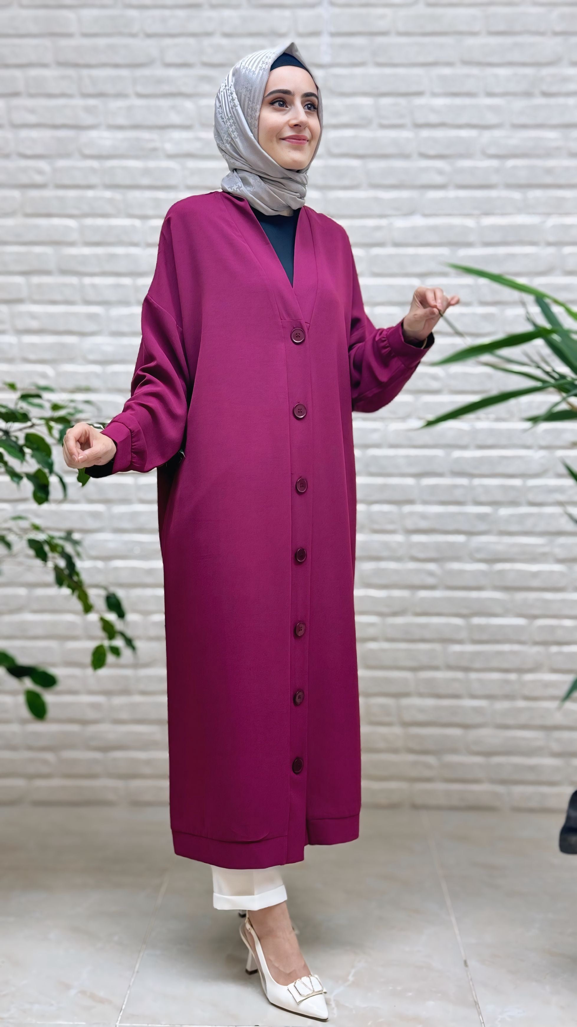 Eylül Düğmeli Linda Hırka 1586