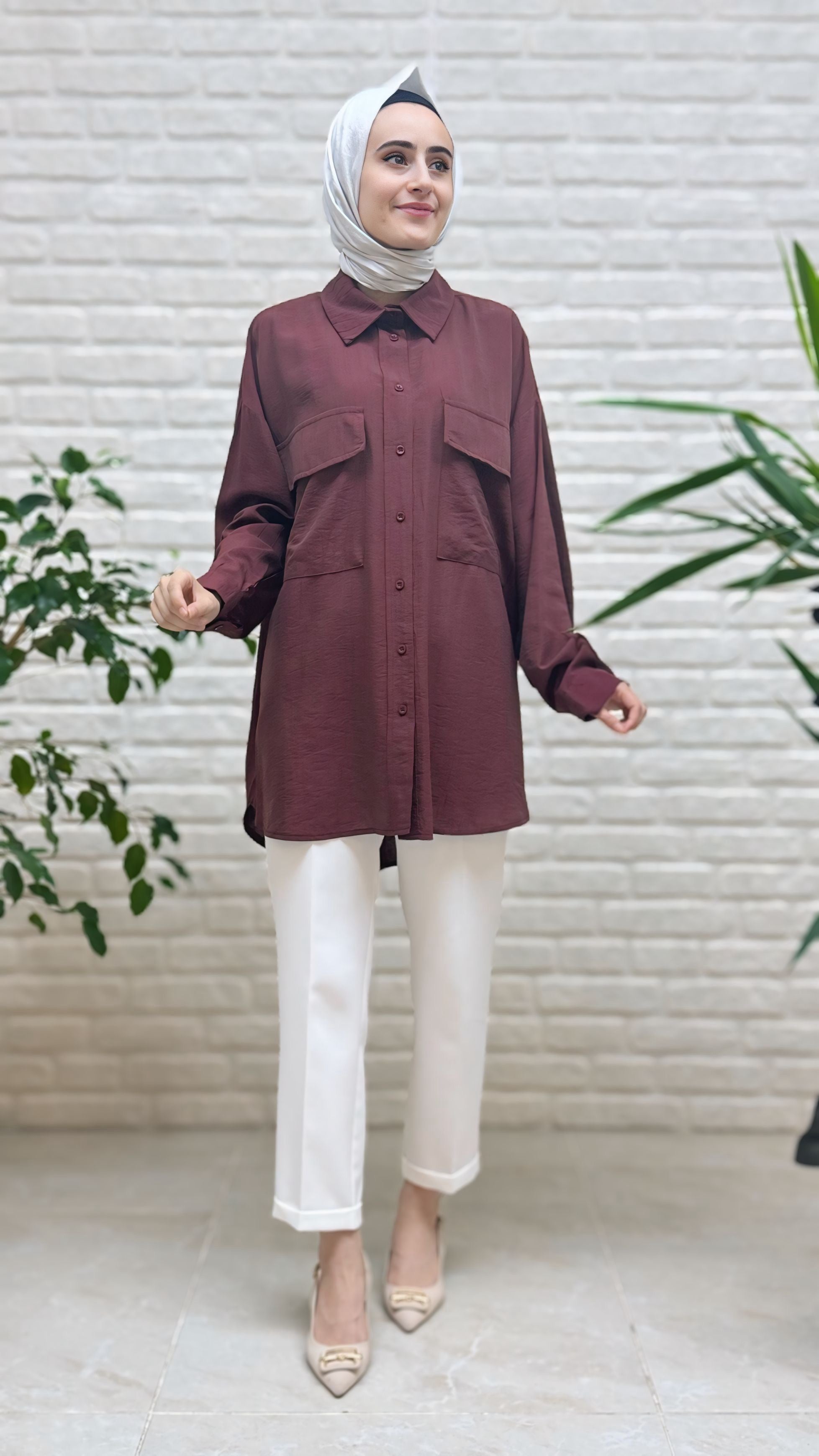 Eylül Oversize Gömlek 3926