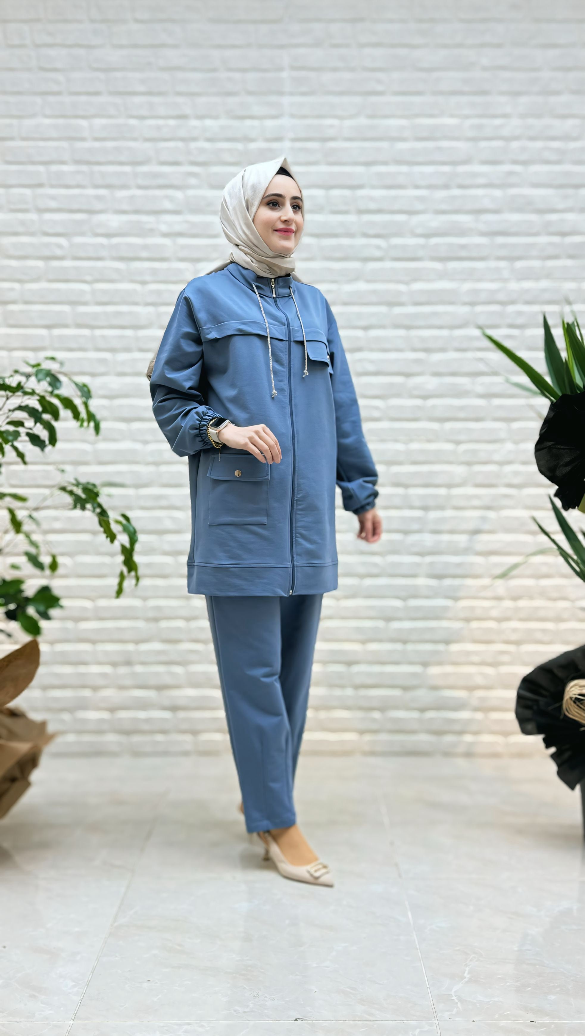 Alesya Pantolonlu Takım 9040