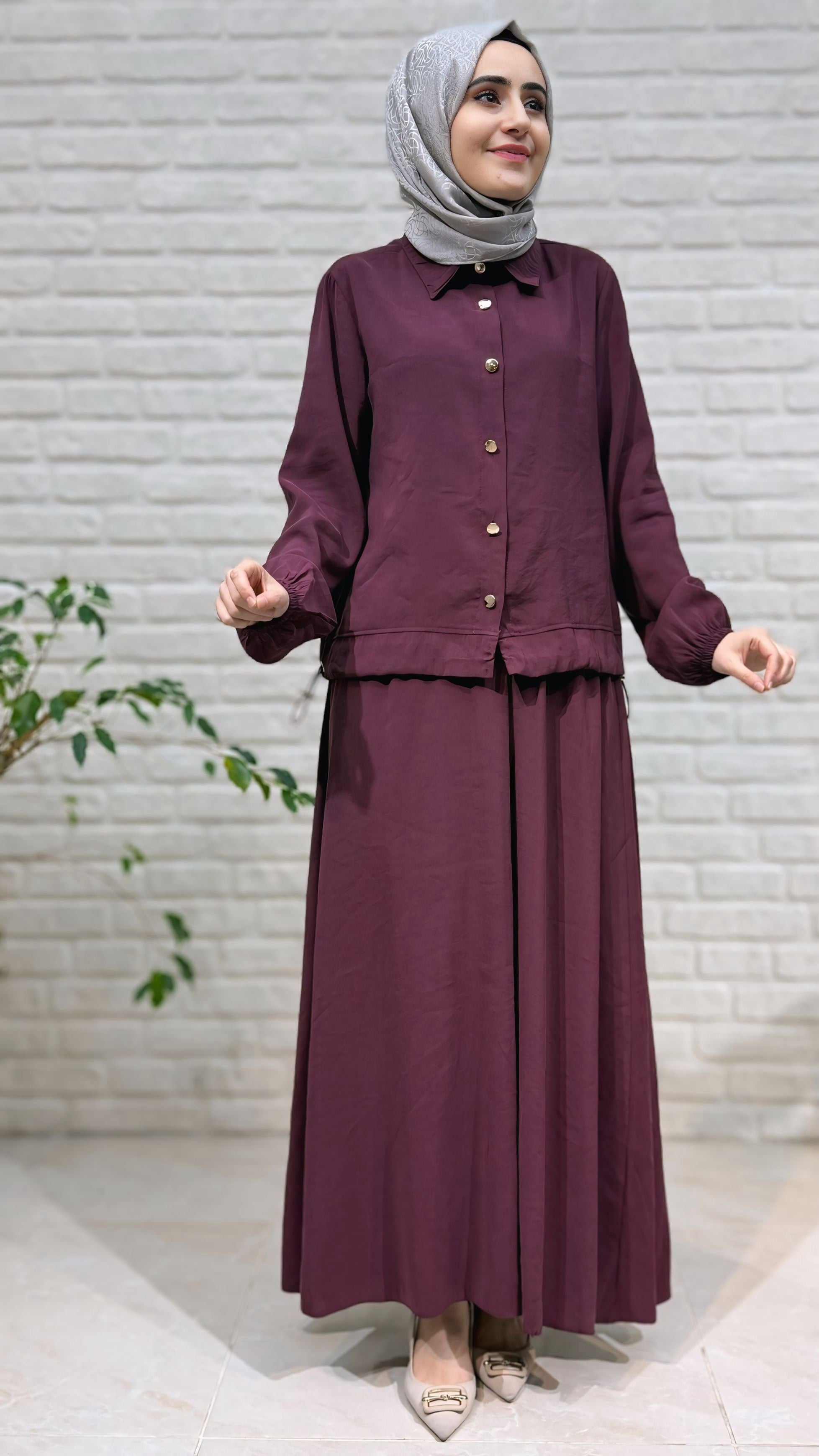 Güner Moda Etekli Takım 4008