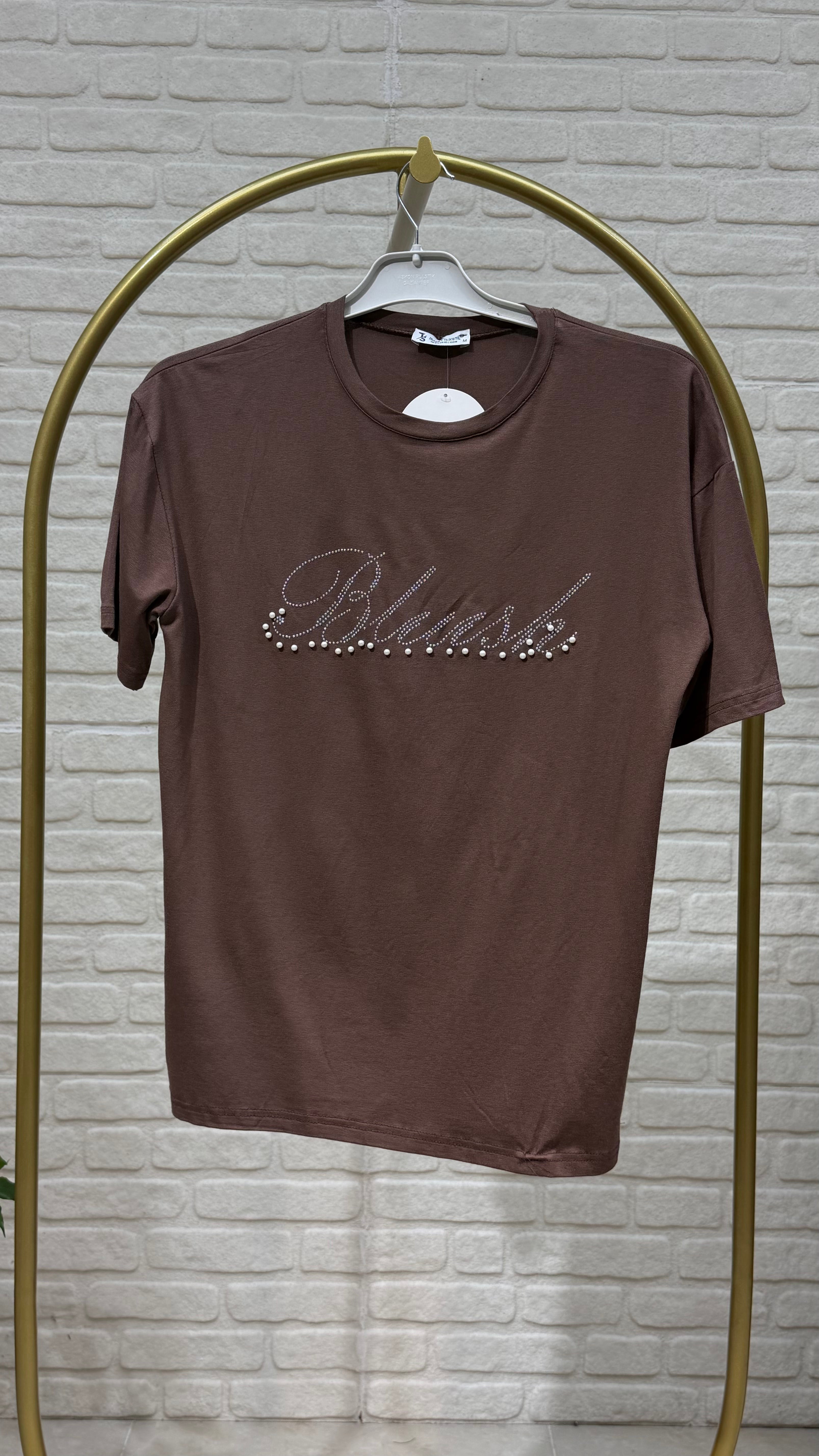 Beranisa Taş Detaylı Tshirt 4024