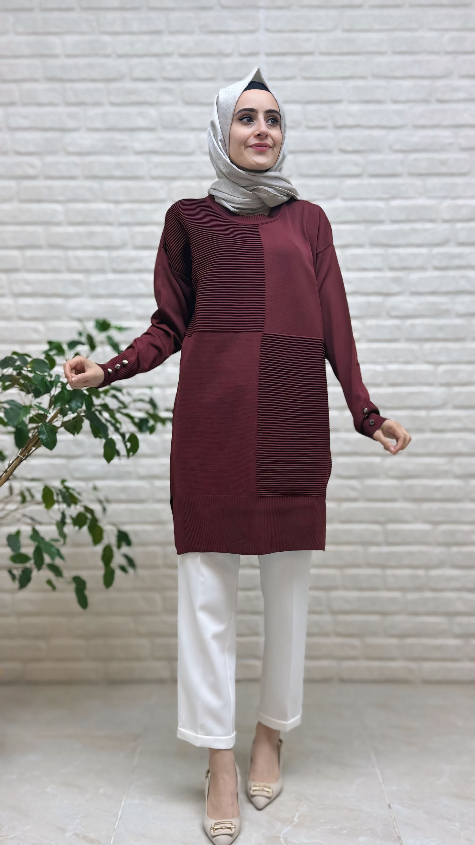 Tuğra Soğuk İp Tunik 0030