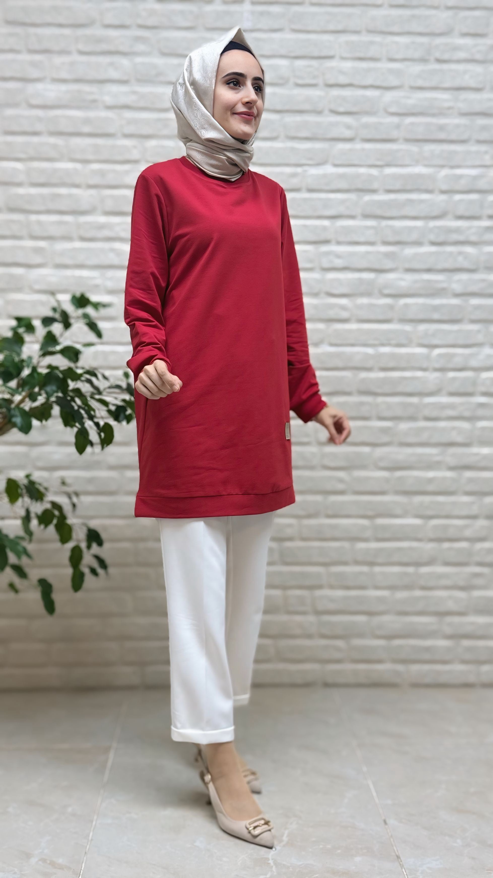 Kado Klasik Kısa Tunik 7191