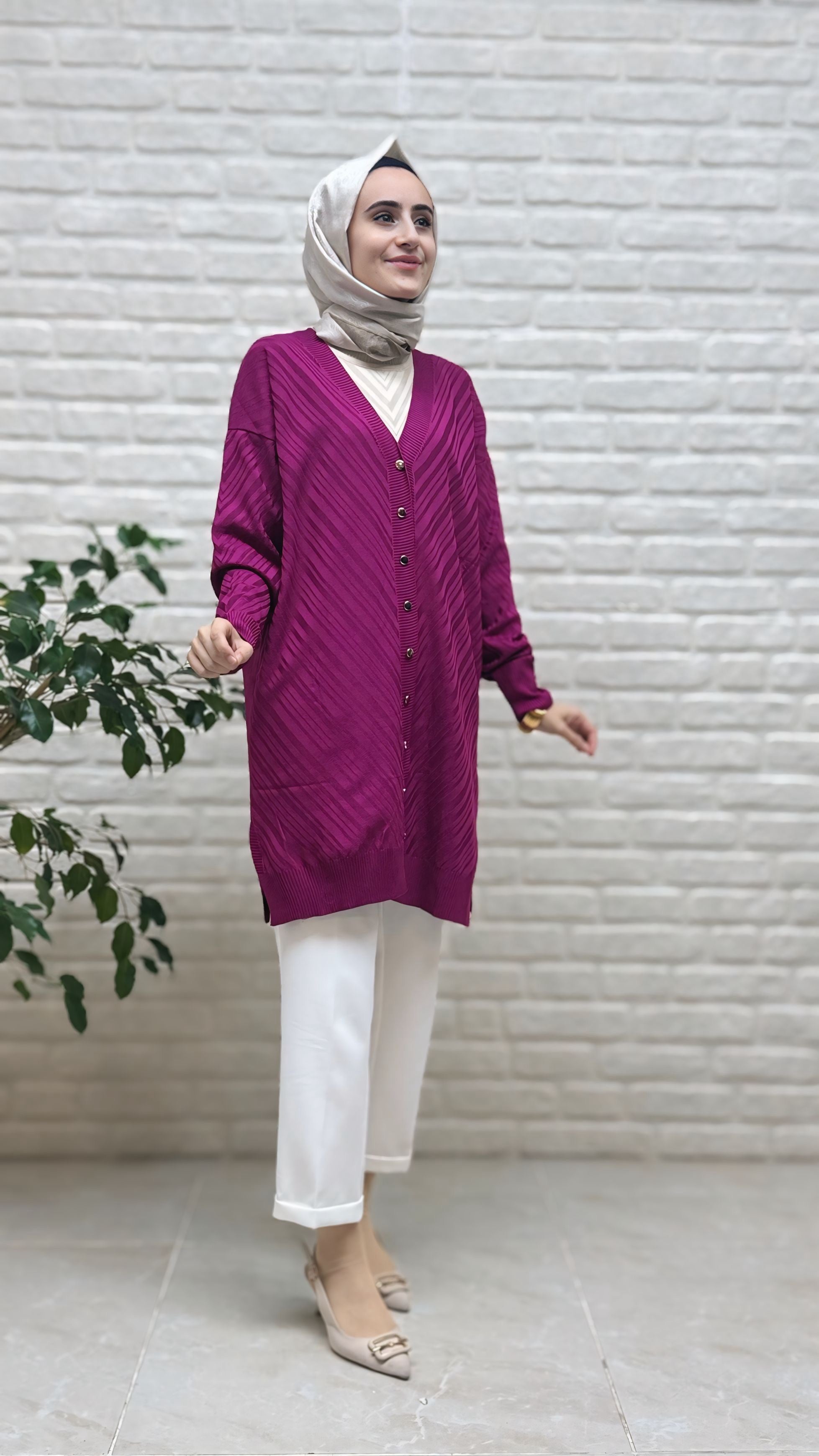 Beranisa Soğuk İp Hırka 3198