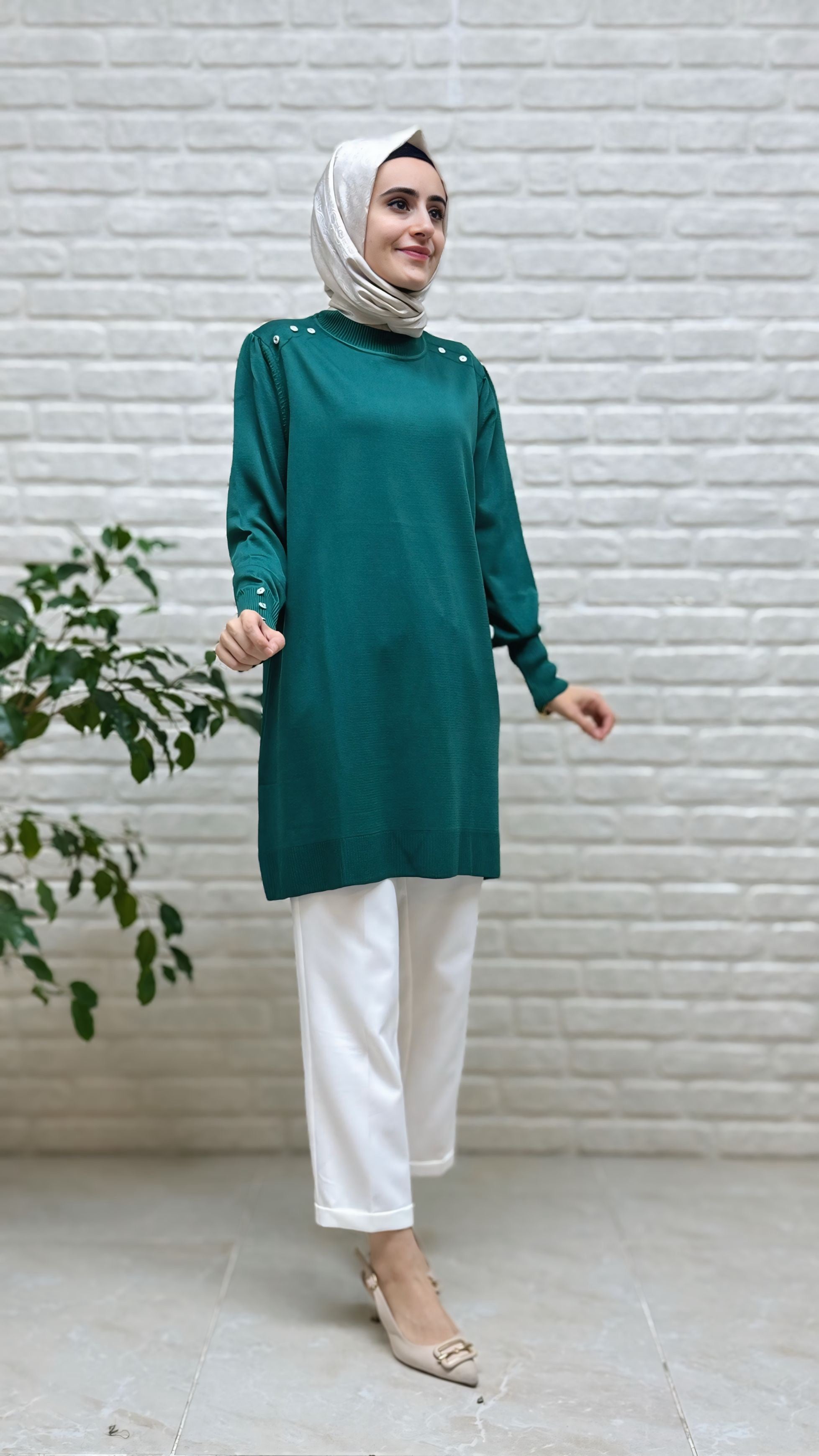 Beranisa Soğuk İP Tunik 34048