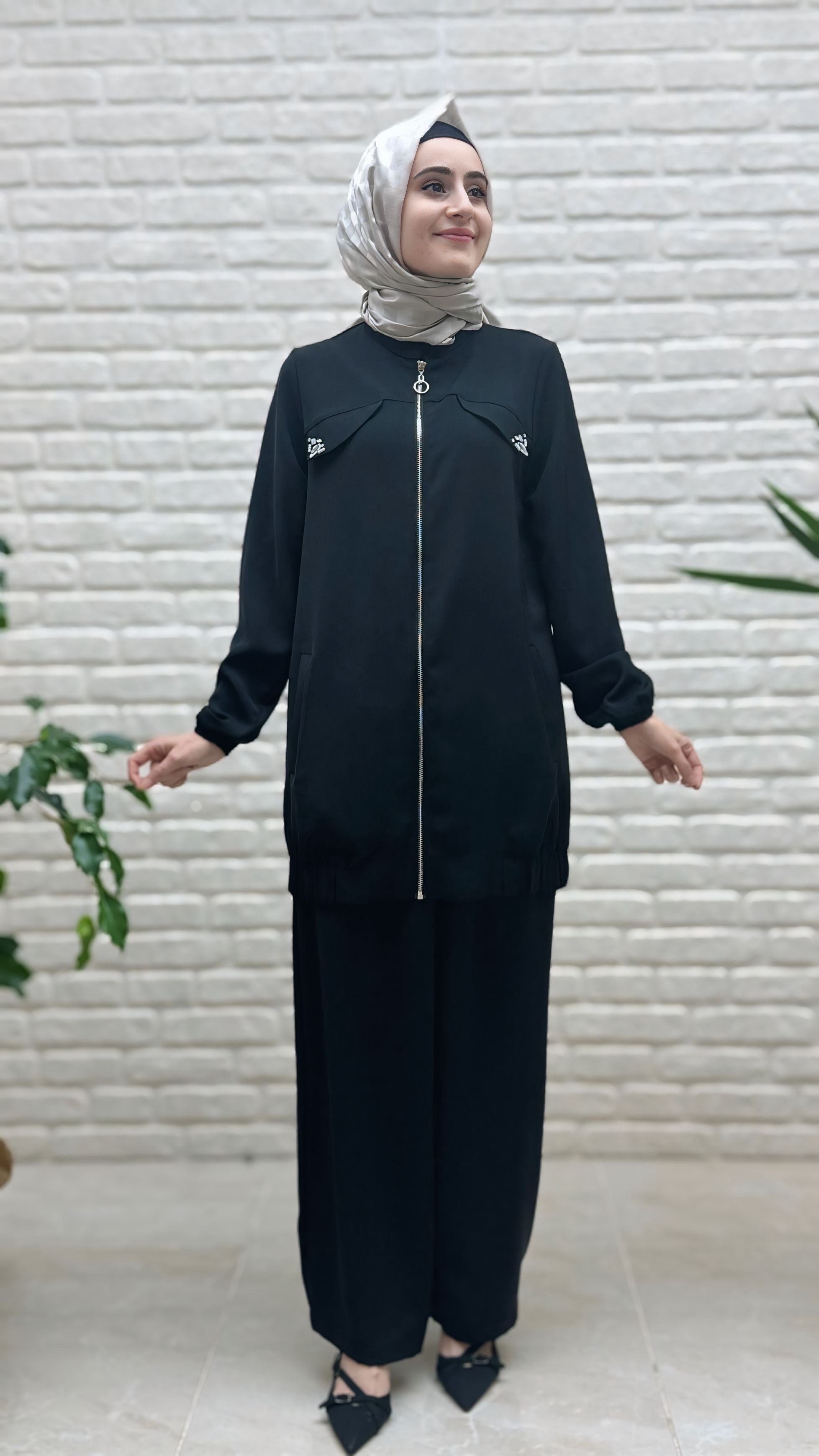 Nihle Pantolonlu Takım 3031