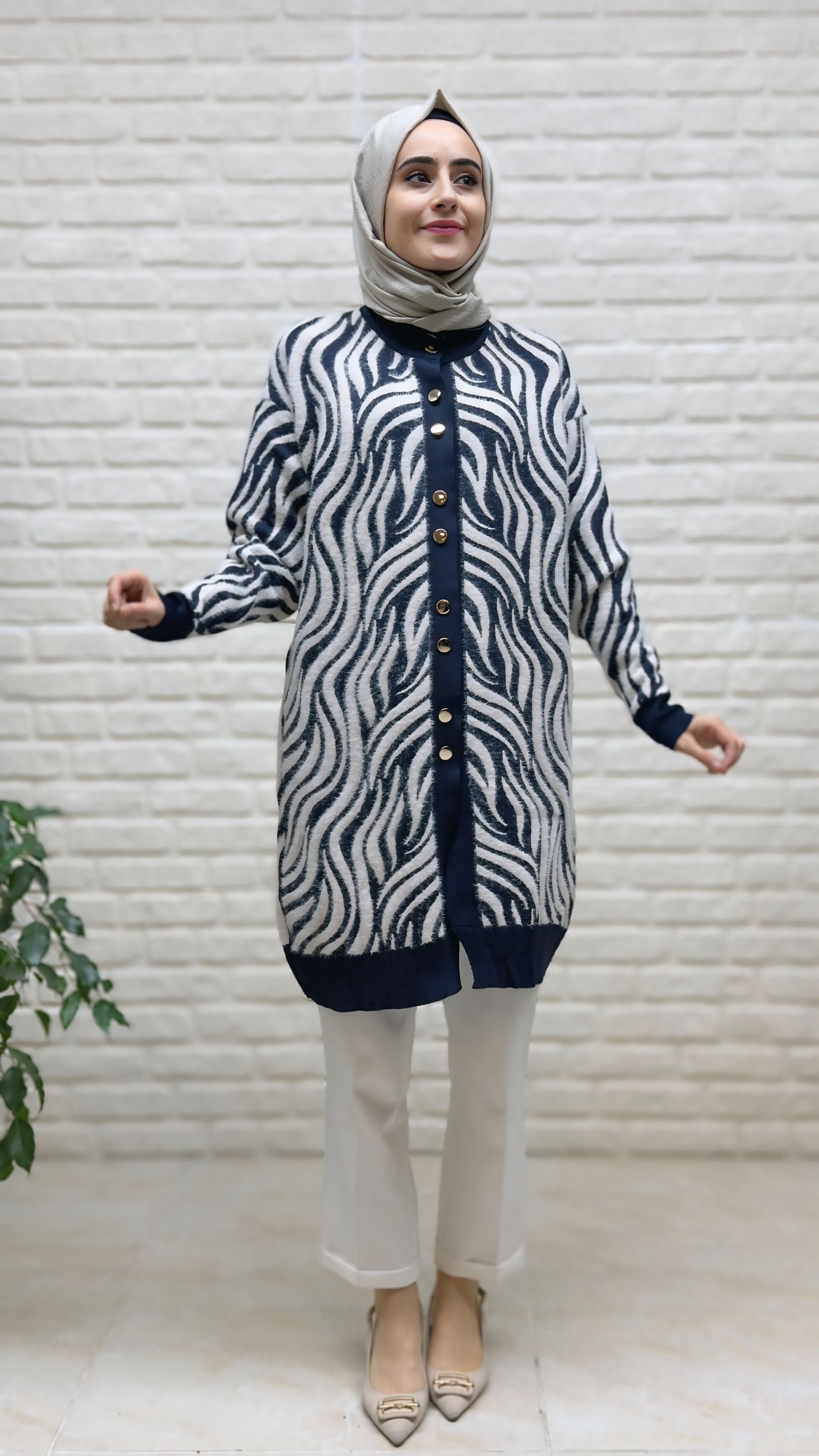 Novalüks Angora Merserize Hırka 3286