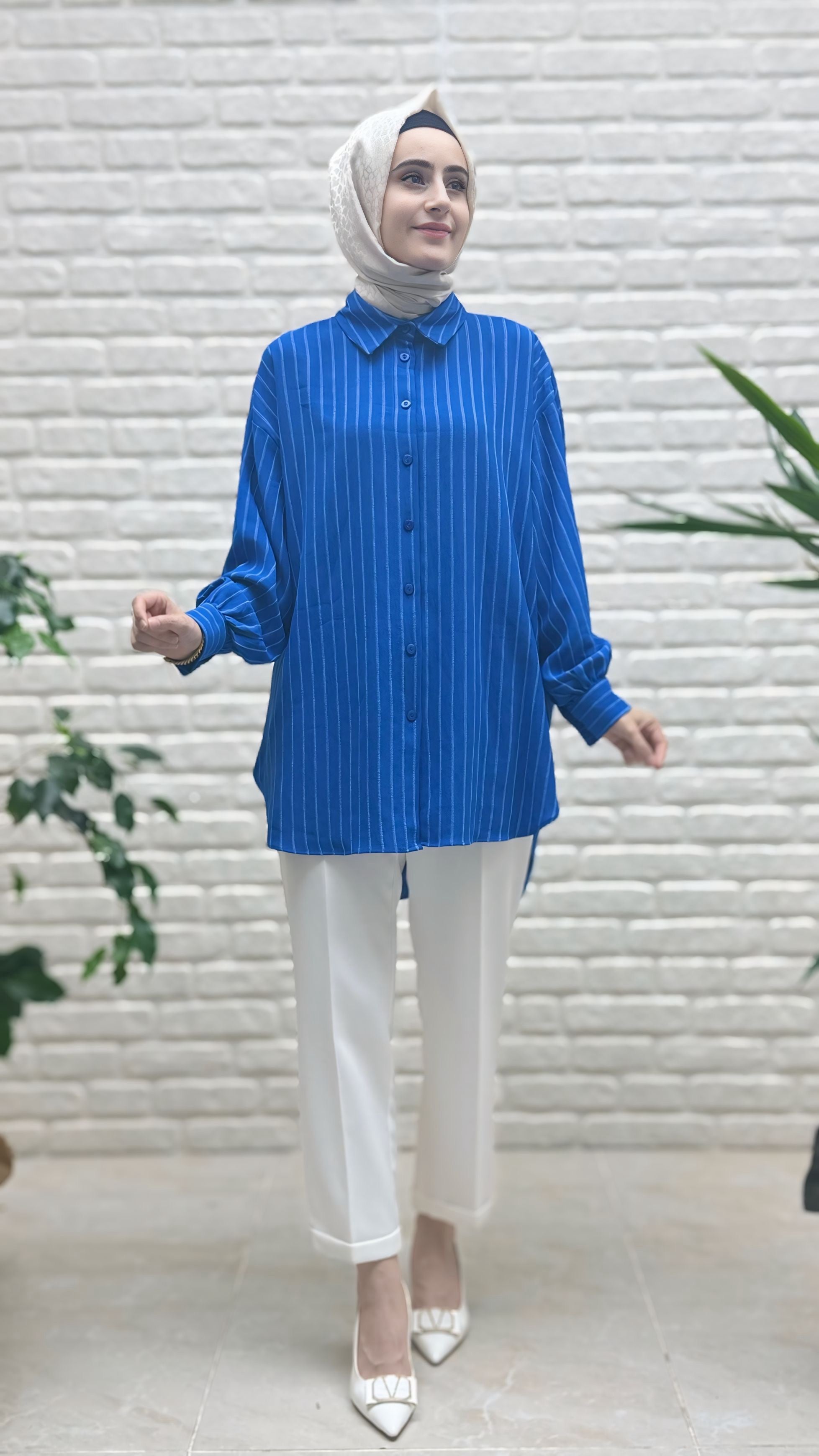 Eylül Çizgili Linda Tunik 1573