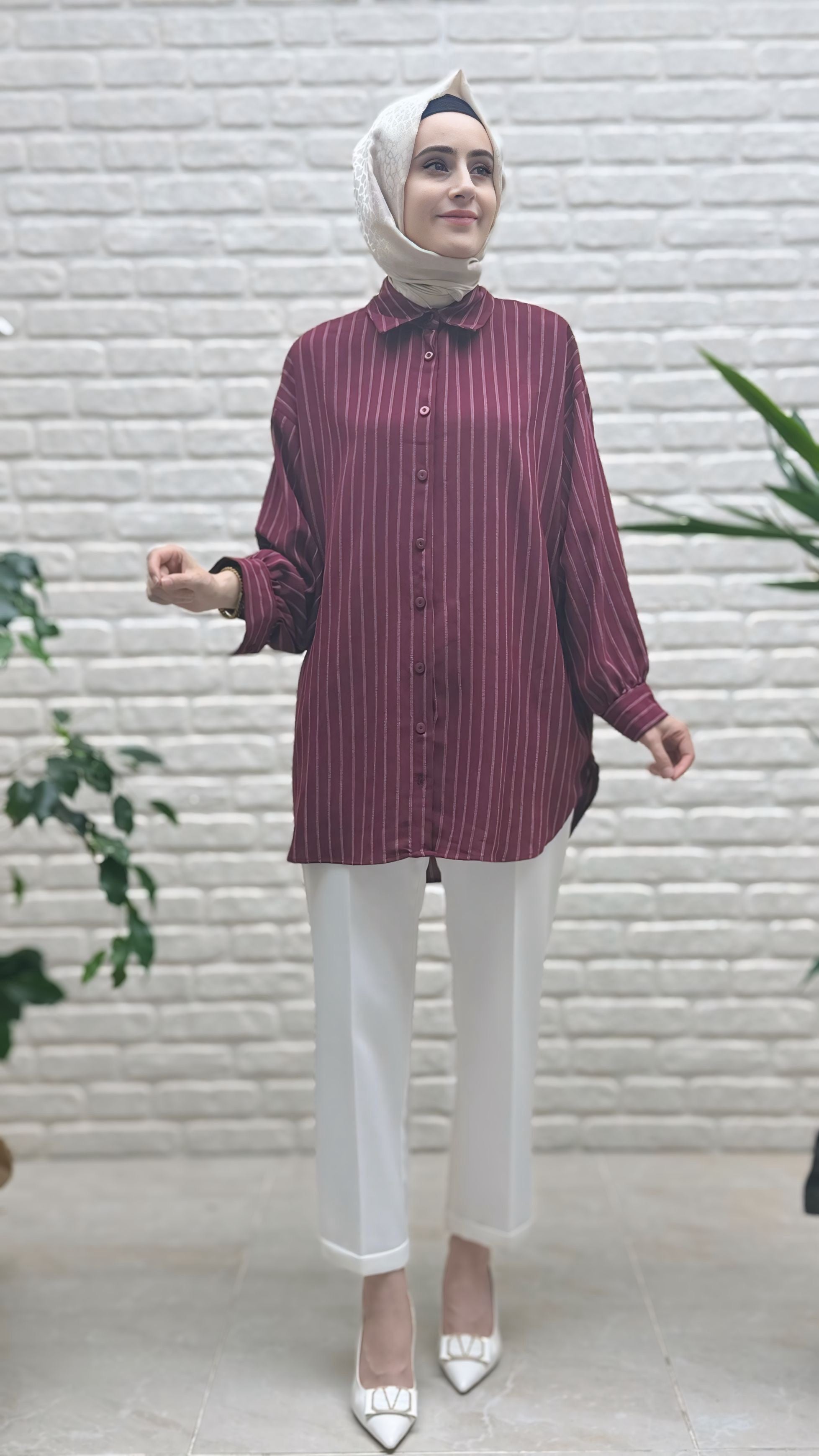 Eylül Çizgili Linda Tunik 1573