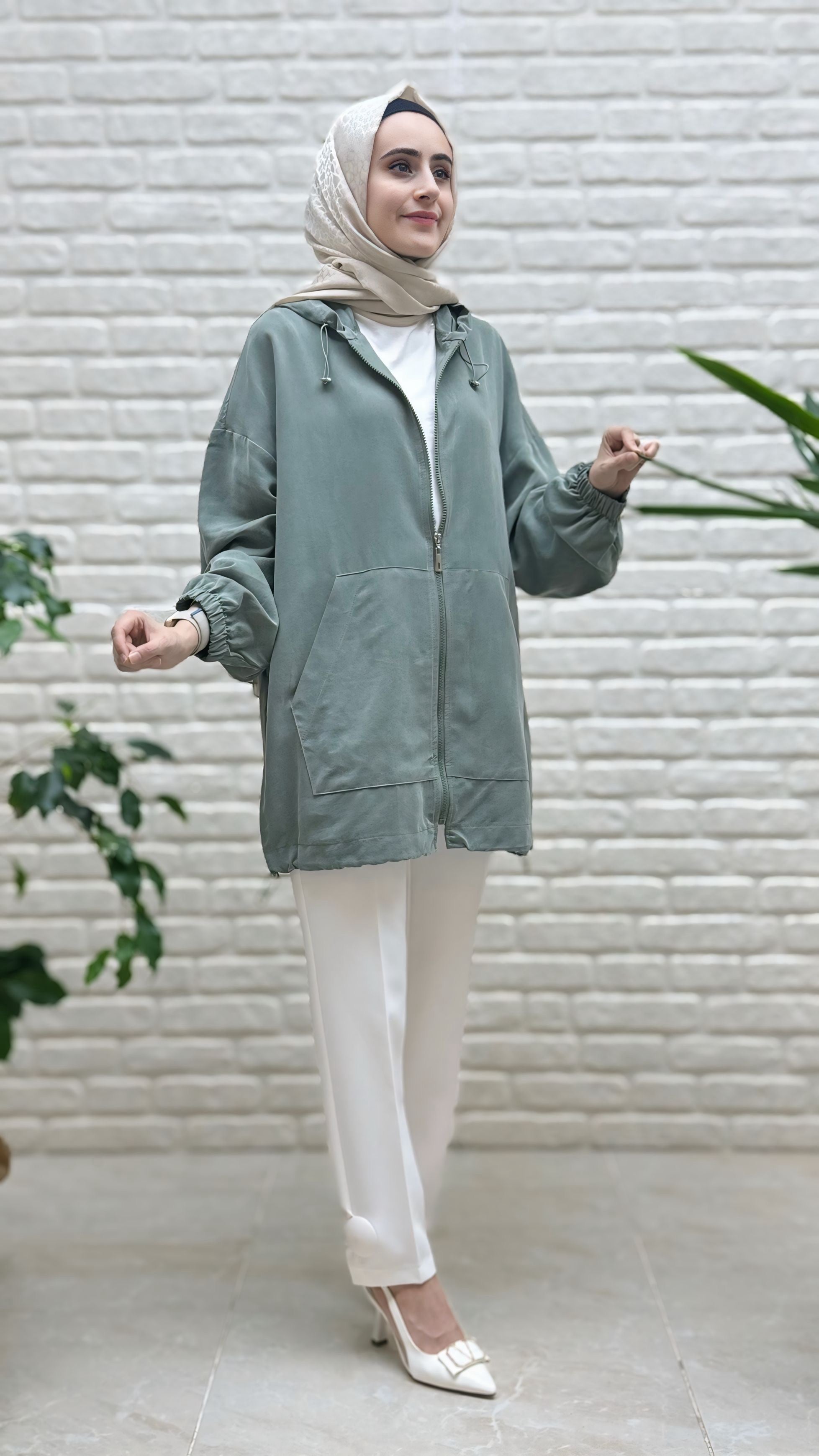 İkol Cepli Modal Ceket 16366