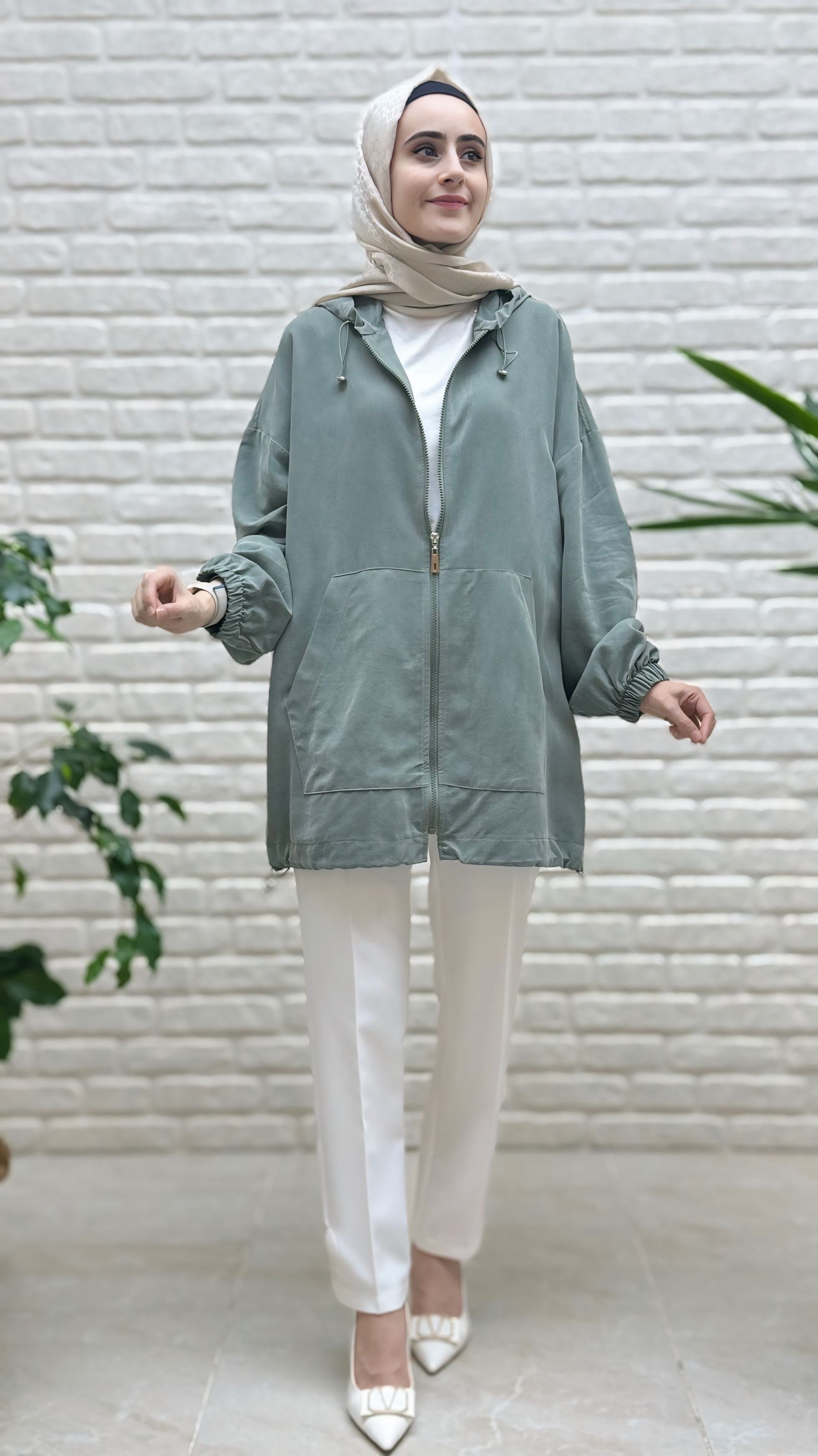 İkol Cepli Modal Ceket 16366