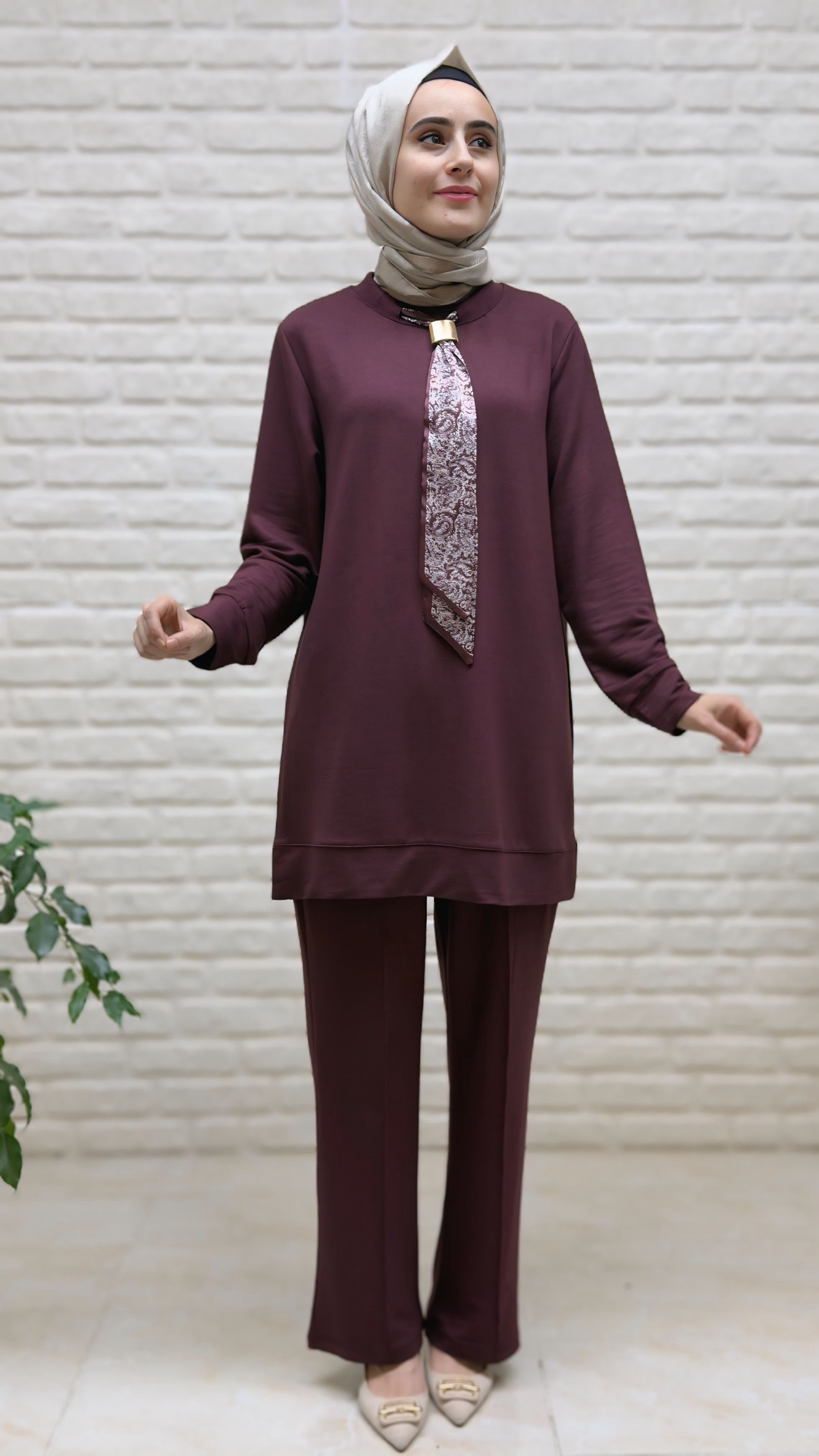 Kado Kravatlı Pantolonlu Takım 257647