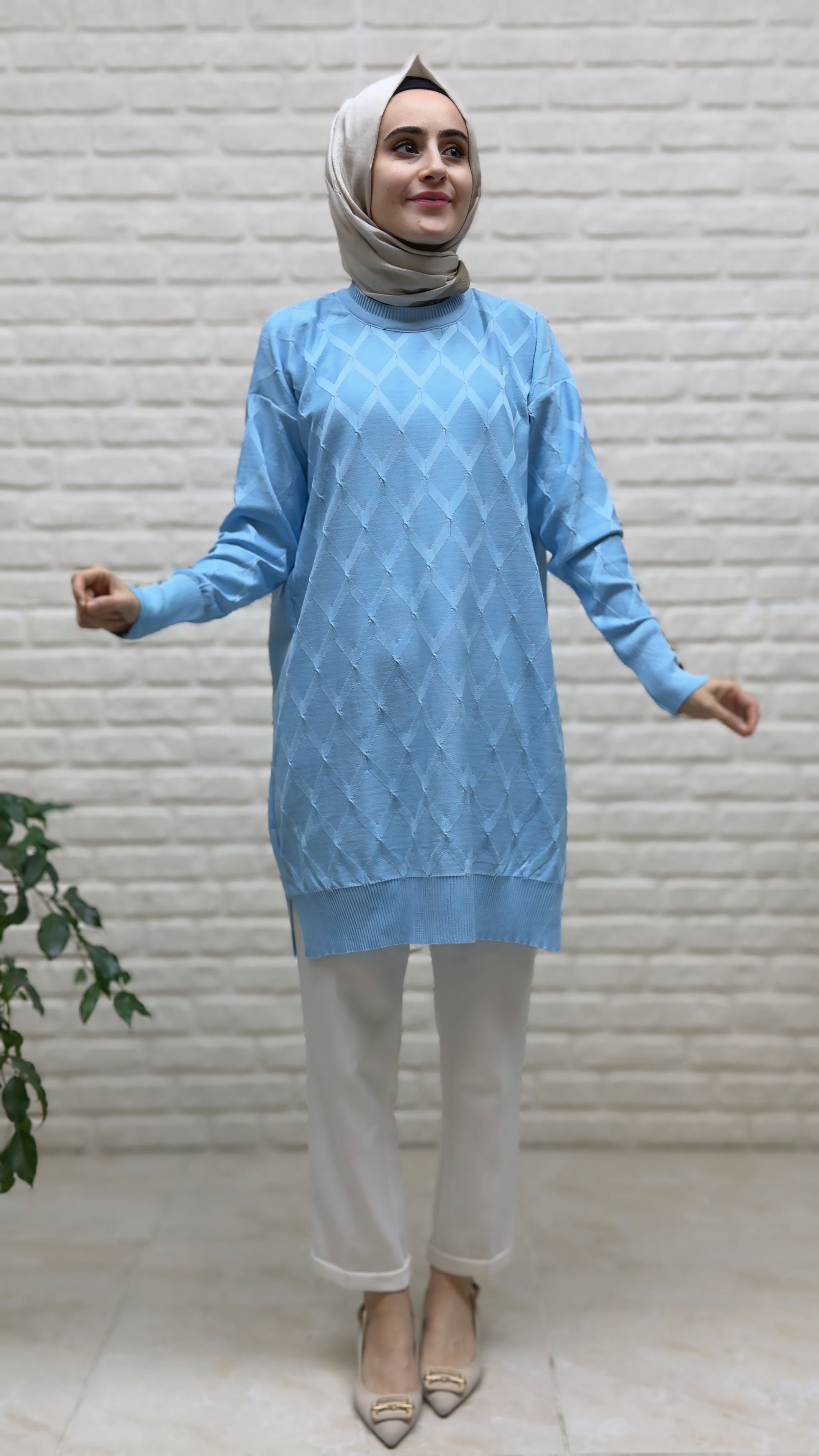 Novalüks Soğuk İp Tunik 3288