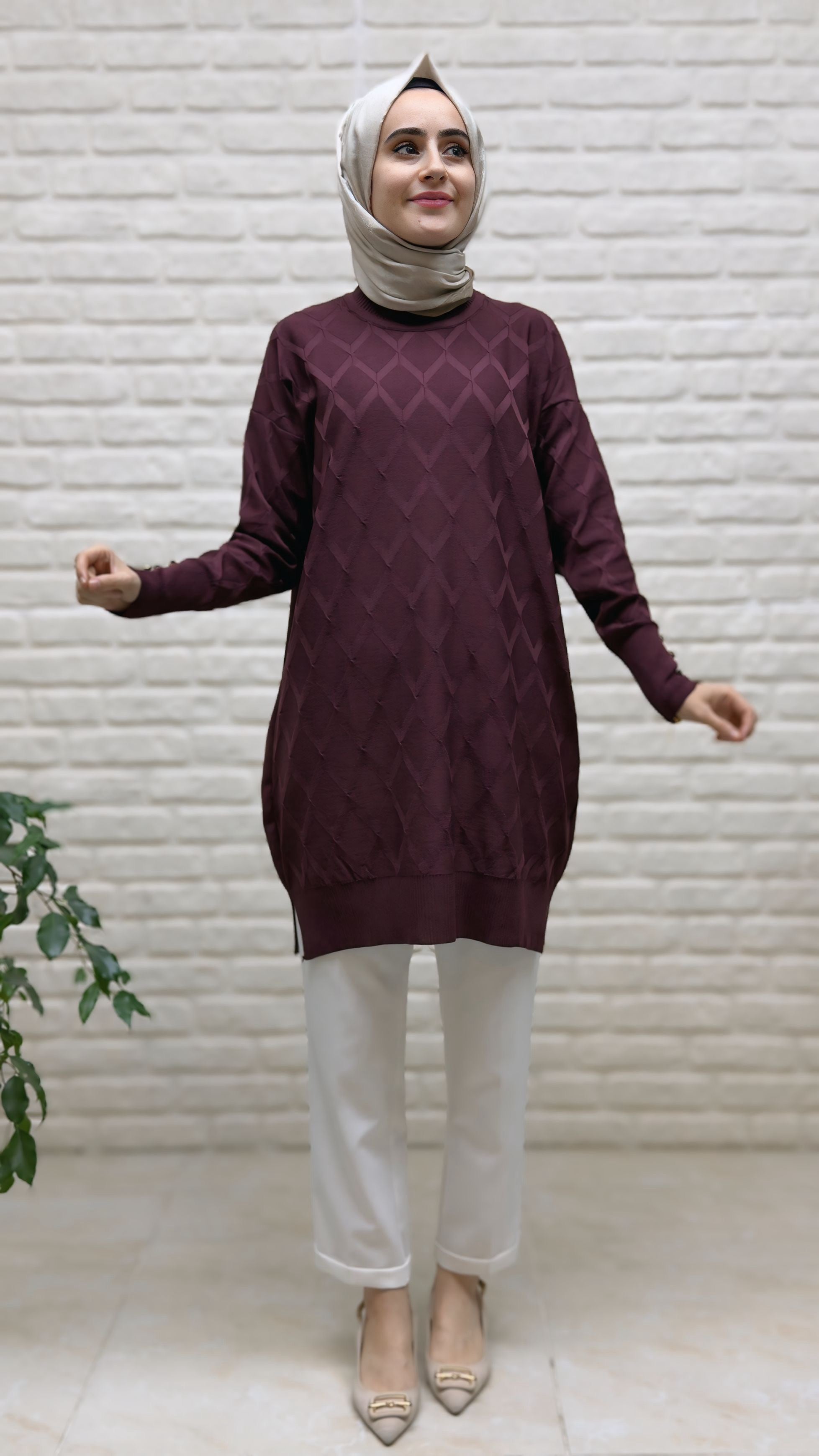 Novalüks Soğuk İp Tunik 3288