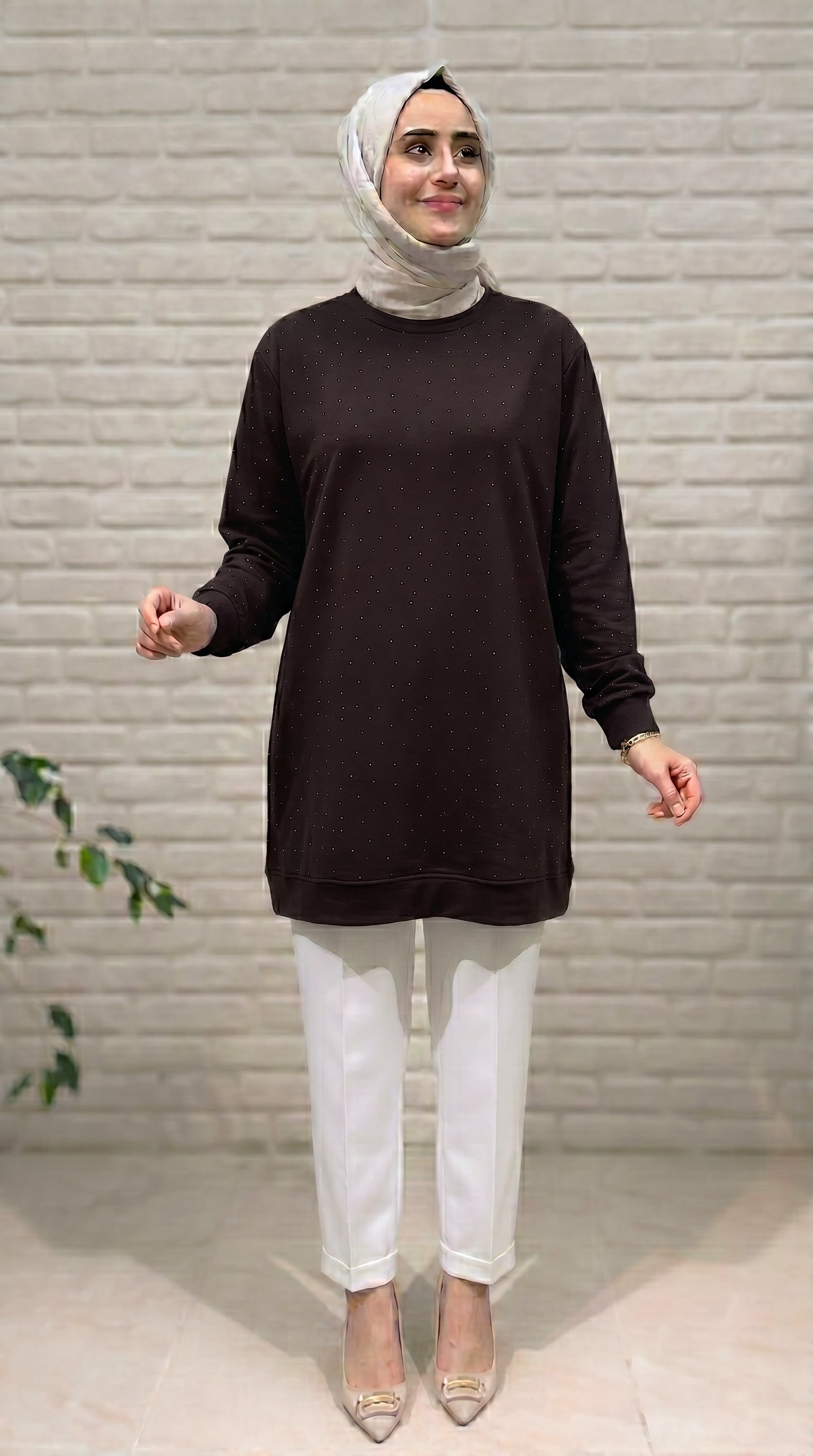 Beranisa Taş Detaylı Tunik 4031