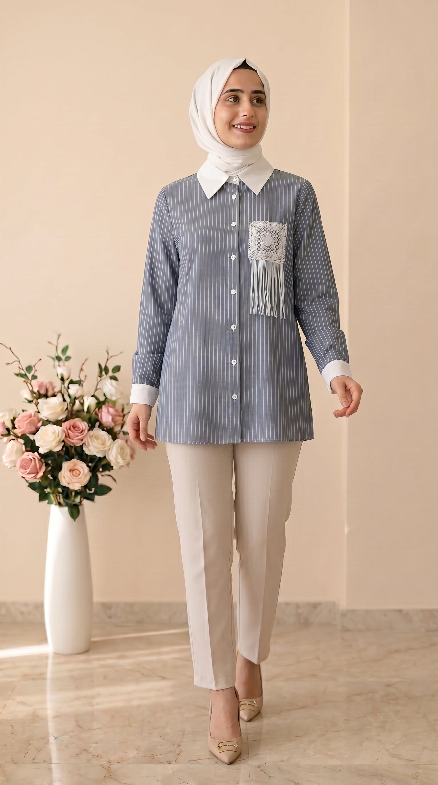 Doque Çizgili Tunik 10201