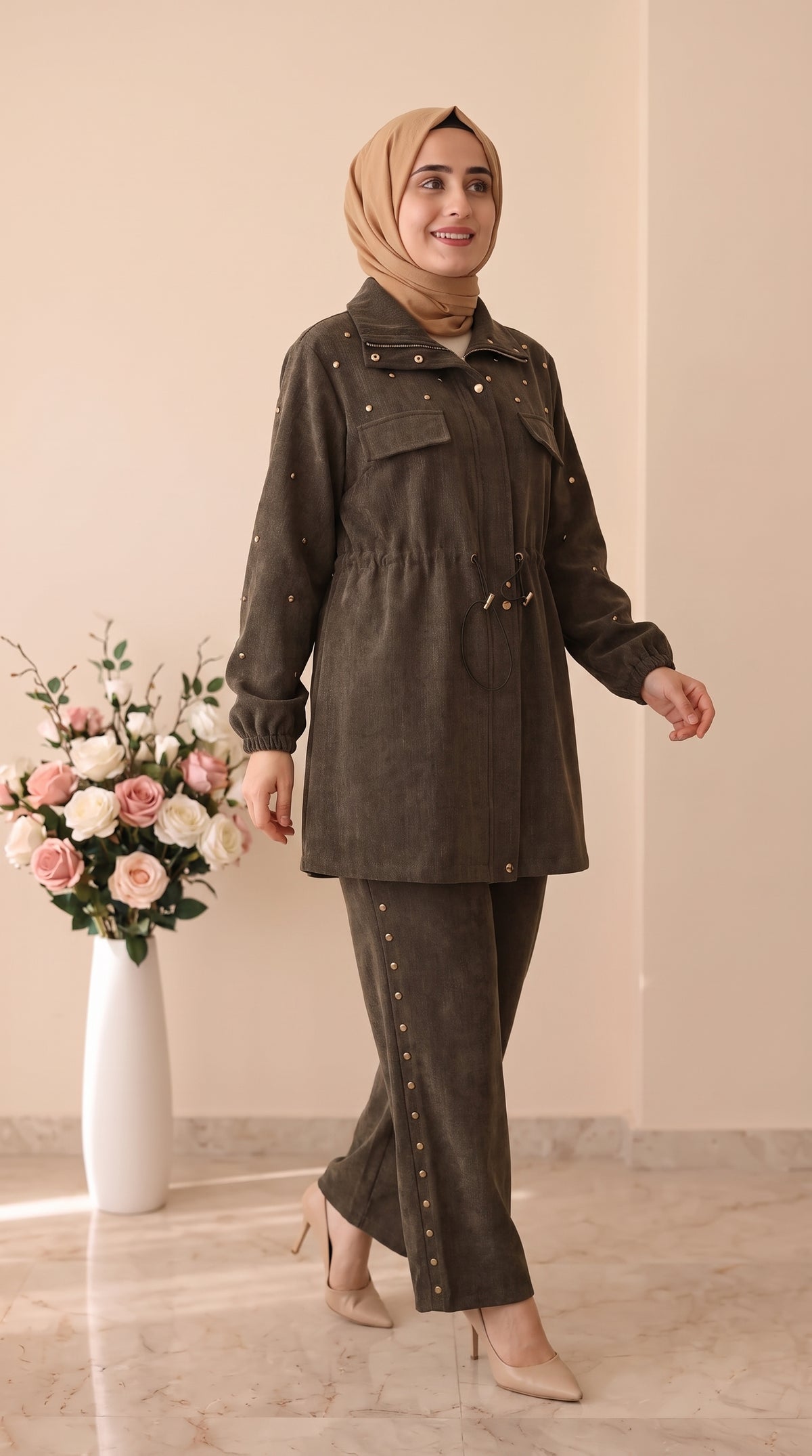 Tripen Gold Detaylı Pantolonlu 3810