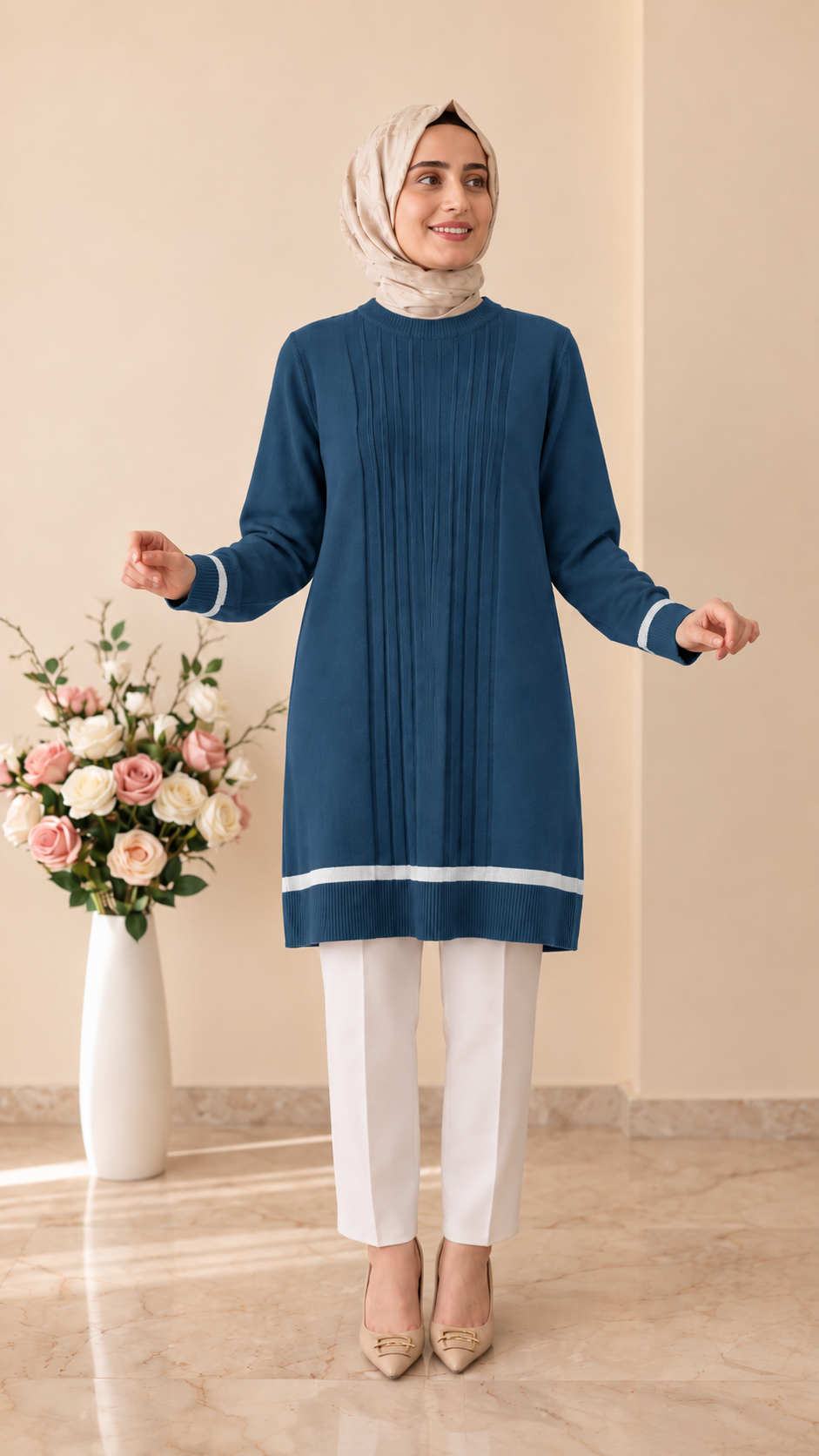 Kado Çizgi Detaylı Tunik 260072