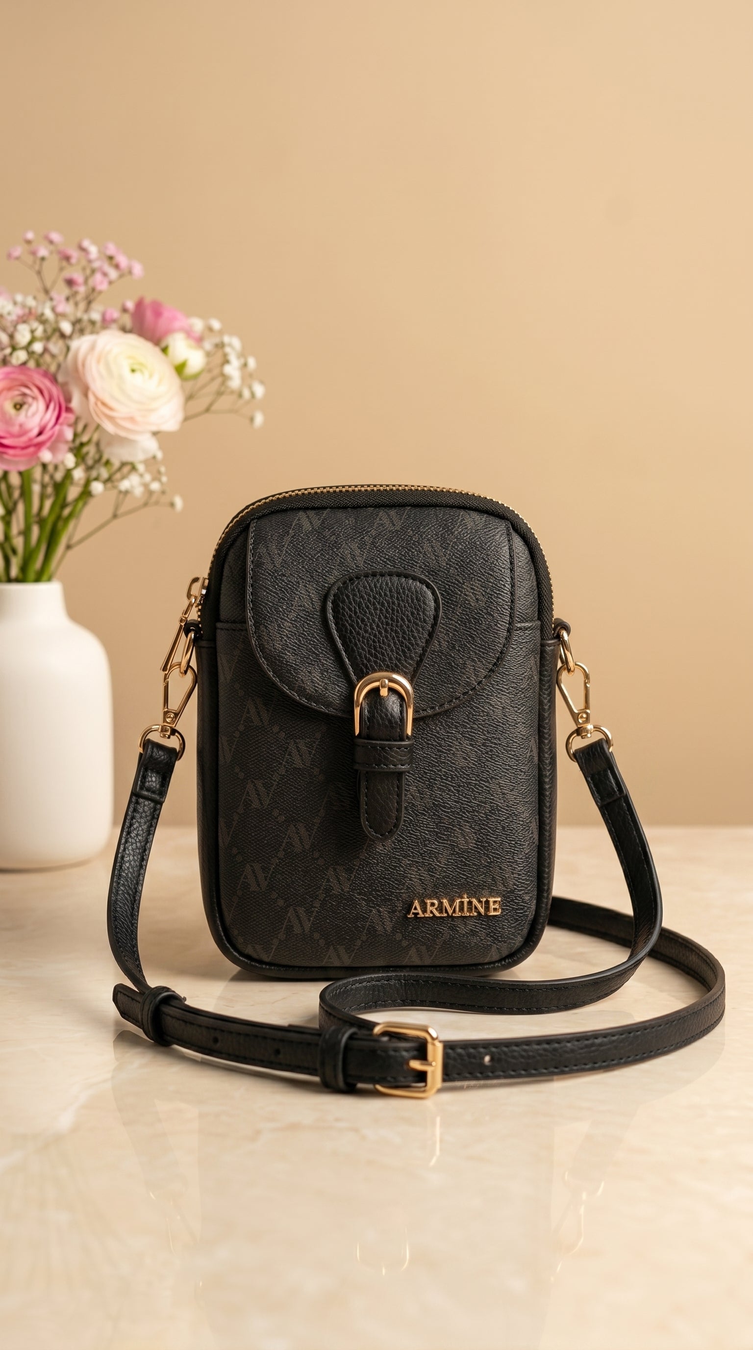 Armine Noktalı Çapraz Askı Çanta 406