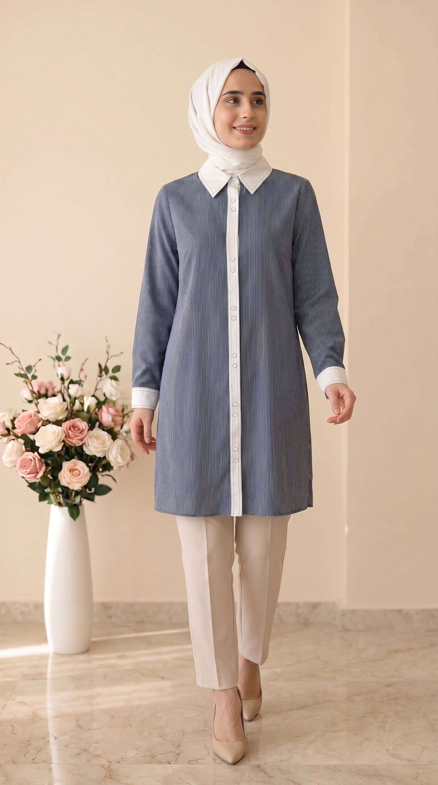 Doque Çizgili Tunik 61046