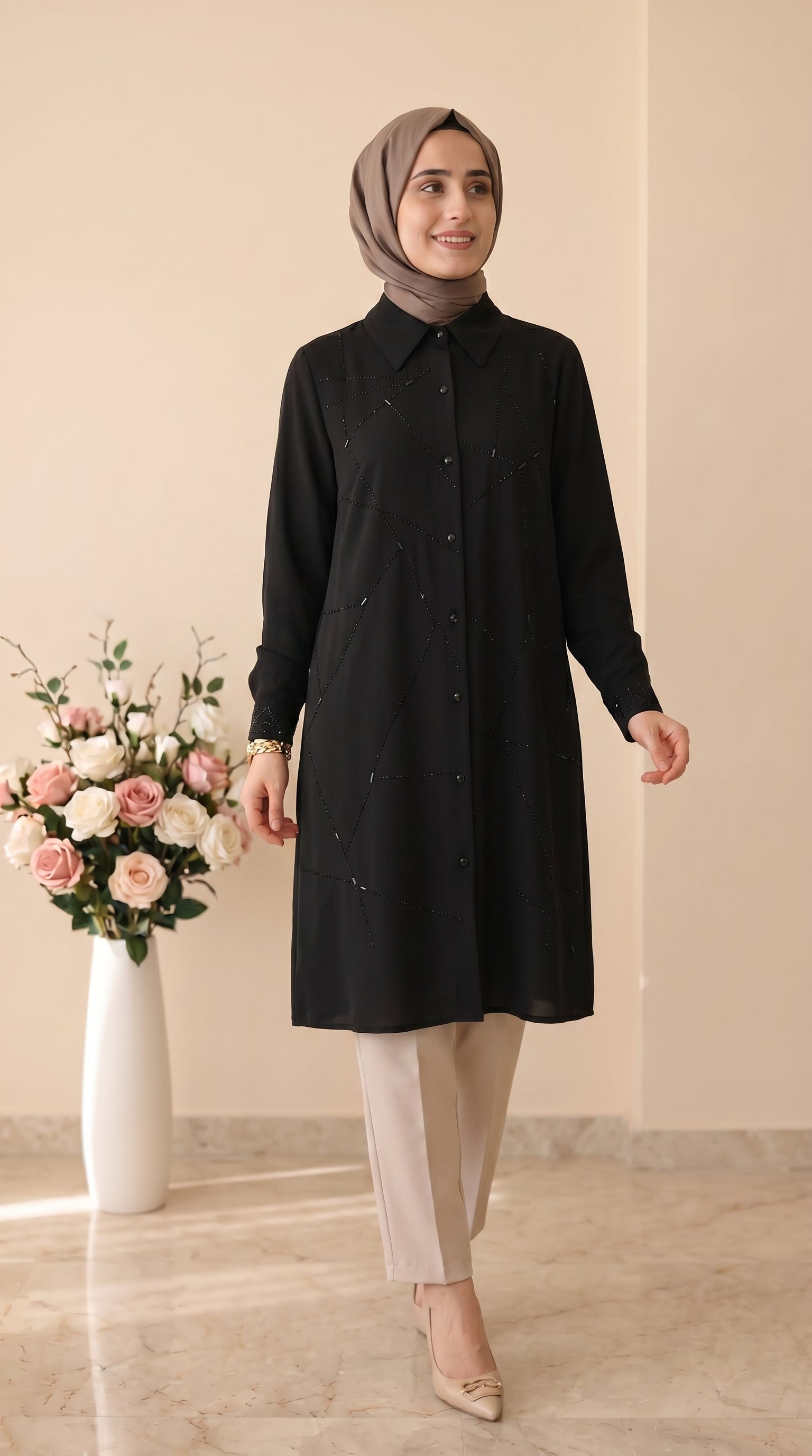 Endiva Taşlı Tunik 26140
