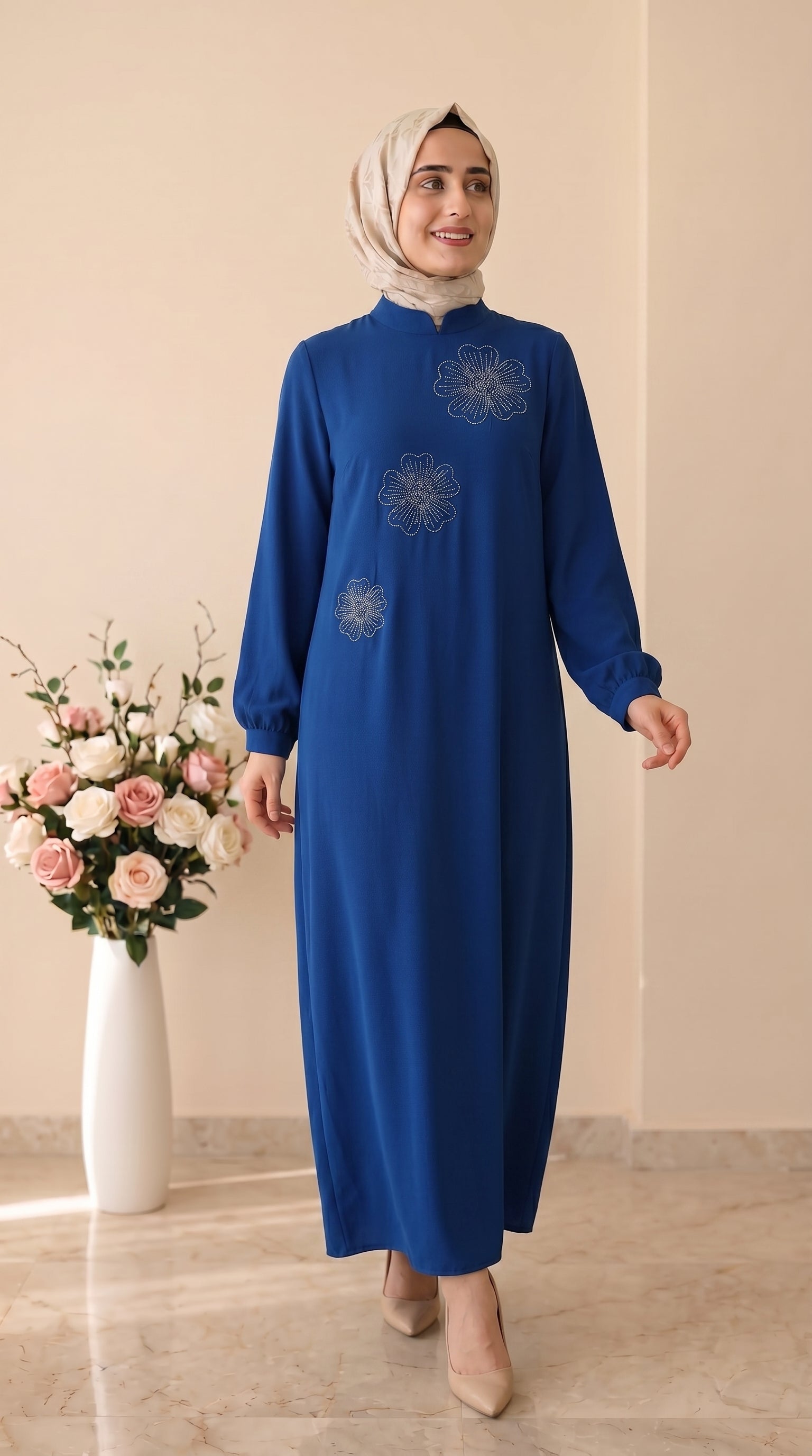 Doque Çiçekli Elbise 63075