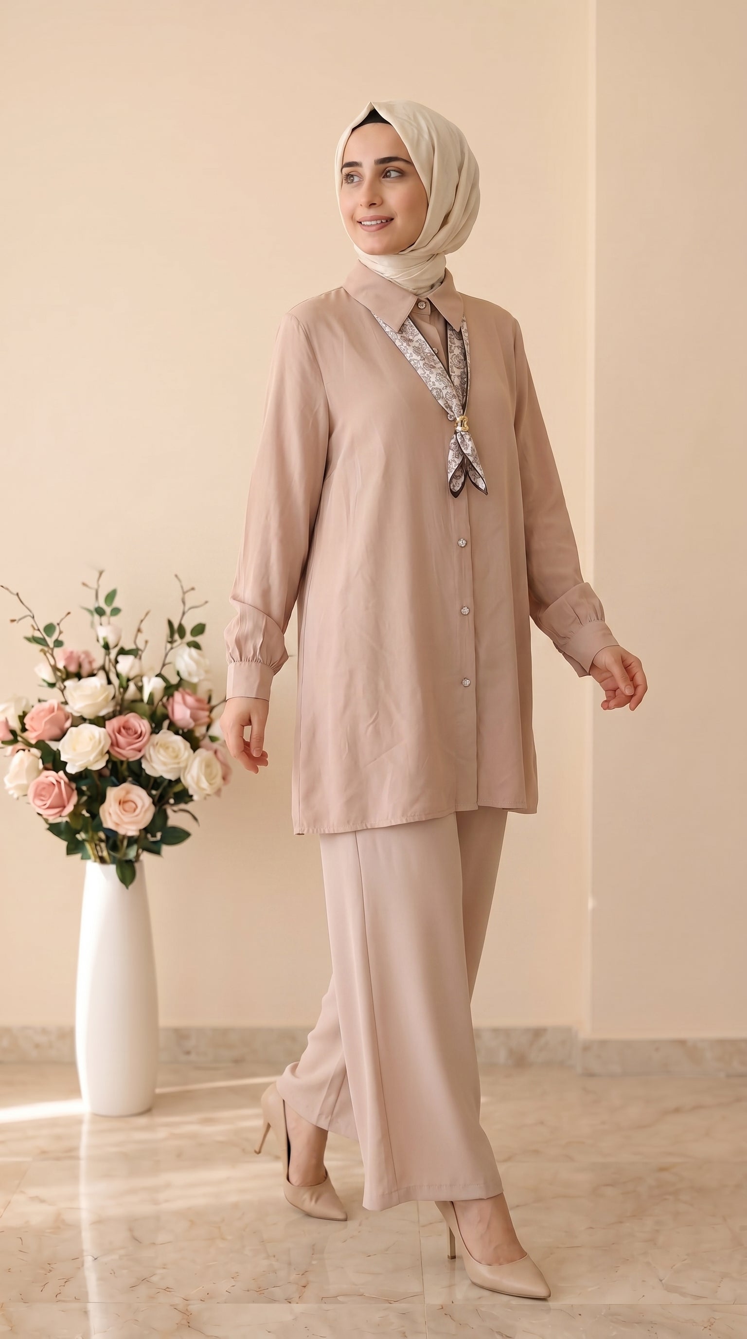 Dua Mis Beli Lastikli Cepli Bol Paça Pantolon 3072