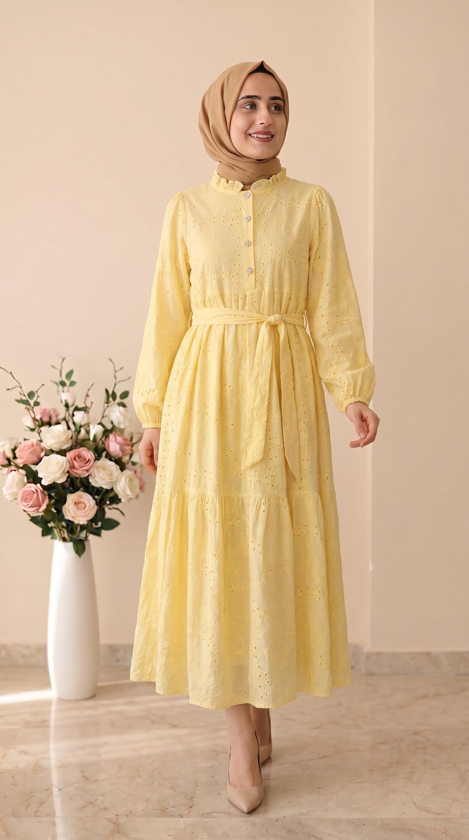 Tripen Kuşaklı Elbise 3620