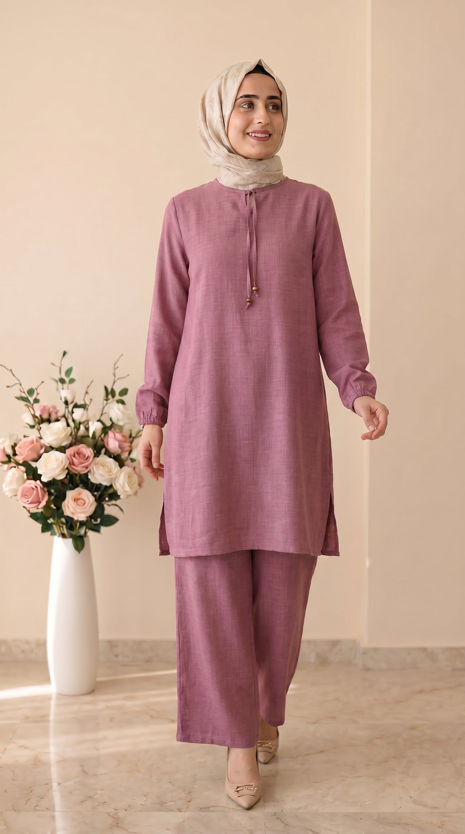 Kado Kolu Lastikli Pantolonlu Takım 263466