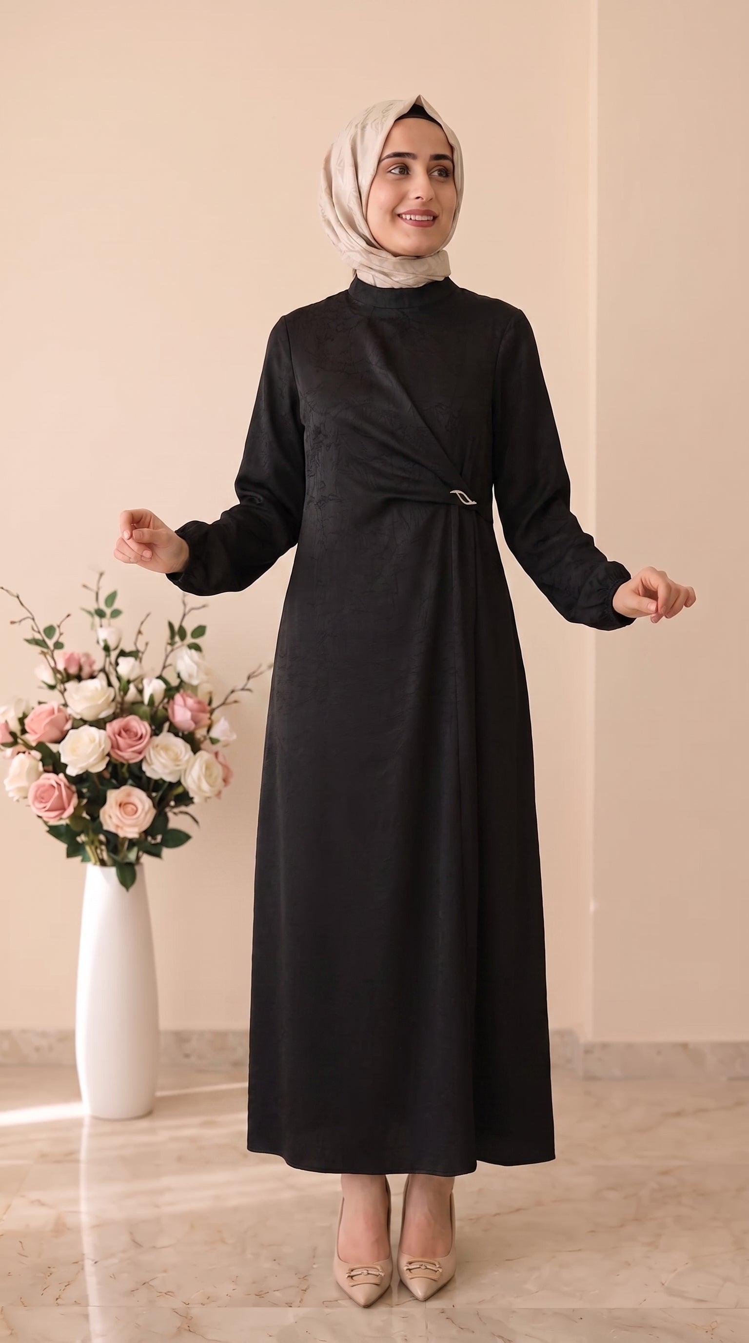 Tym Broşlu Elbise 1505