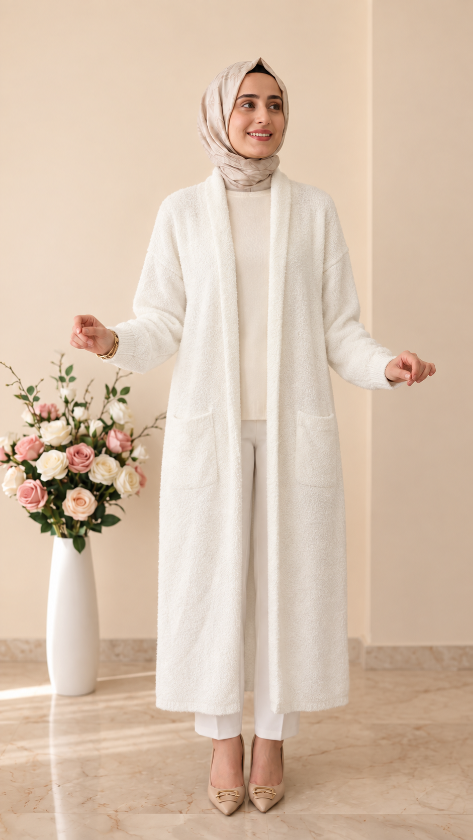 Beranisa Angora Uzun Hırka 3372