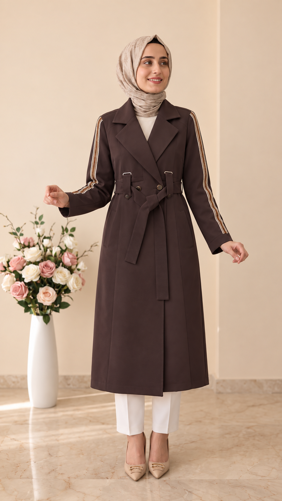 Ady Fashion Trenç Şeritli Kap 2685