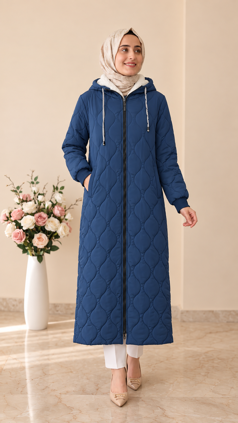 Doque Fermuarlı Uzun Mont 67083