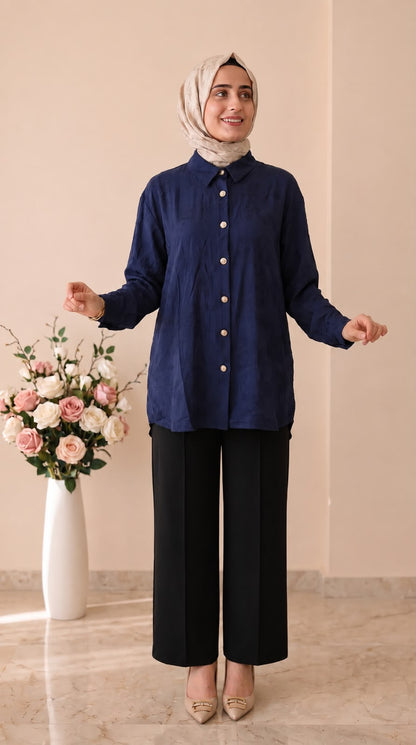 Simay Moda Oysho Çimalı Bol Paça Pantolon 1041