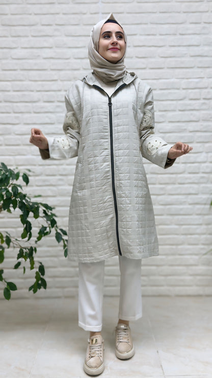 Beranisa Taş İşlemeli Kapitone Kap 3980