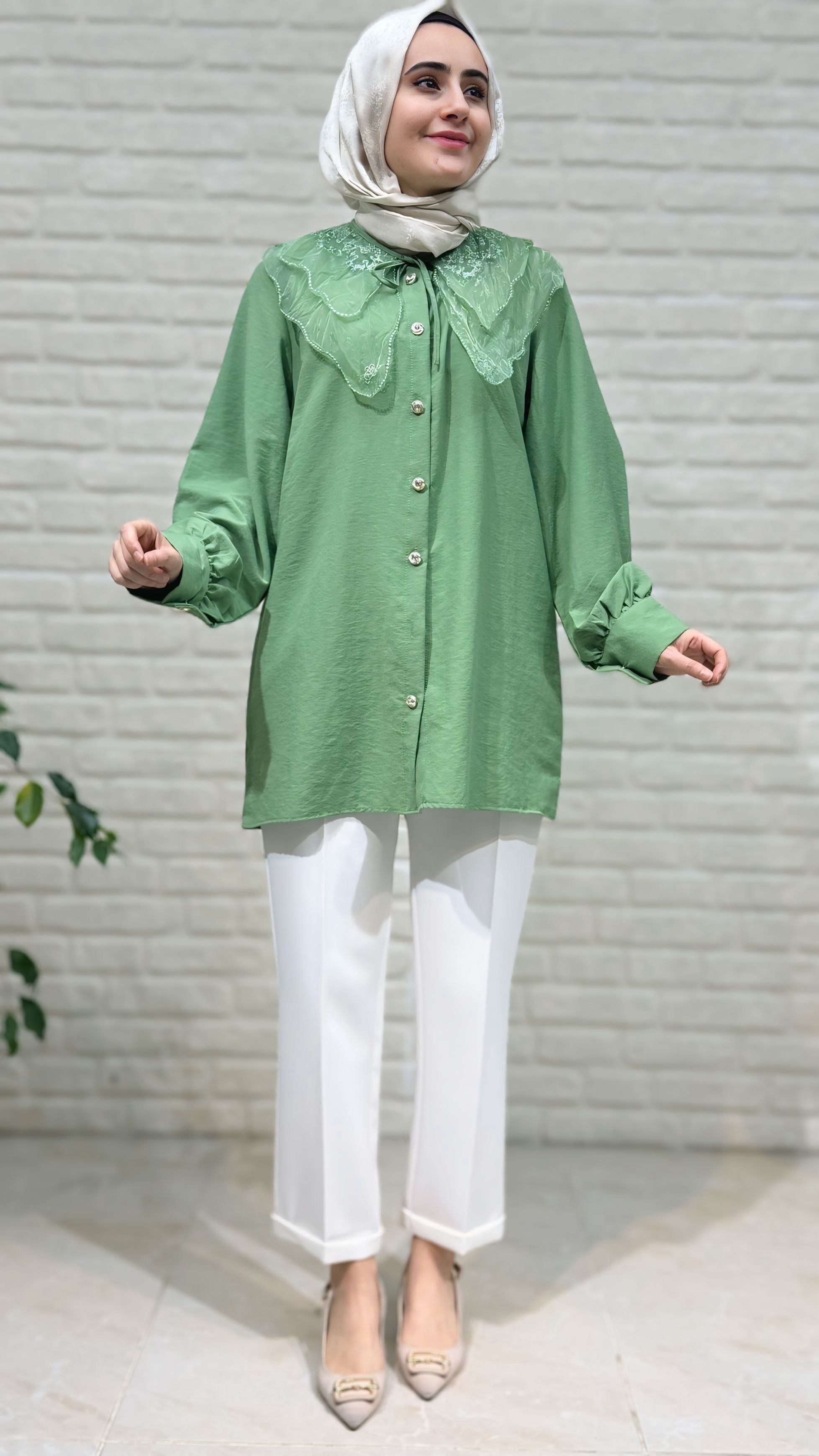 Miss Hece Bebe Yaka Gömlek 7577